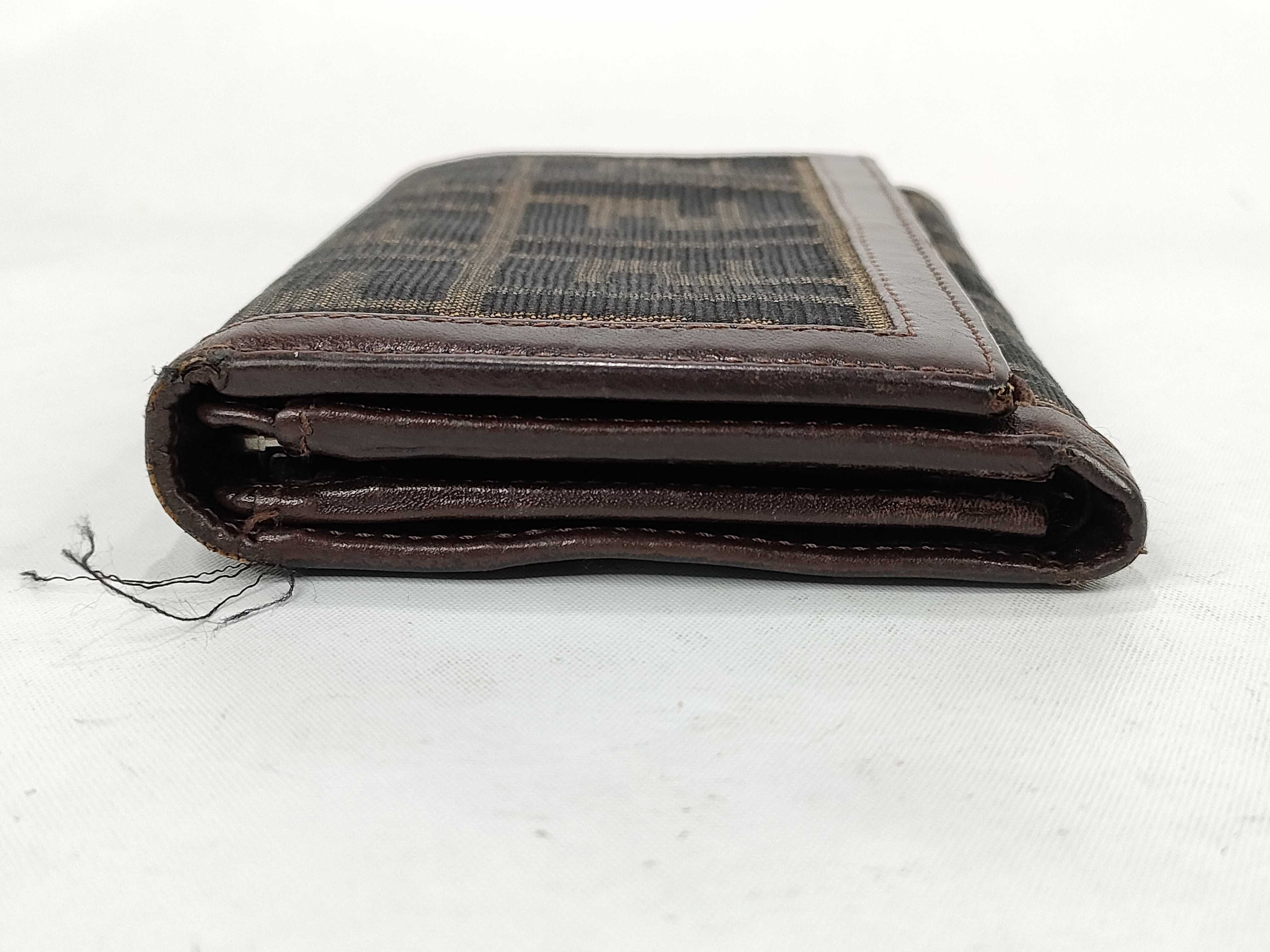Zucca pattern canvas bi-fold wallet 2810.31052.009 Brown wallet — view 5