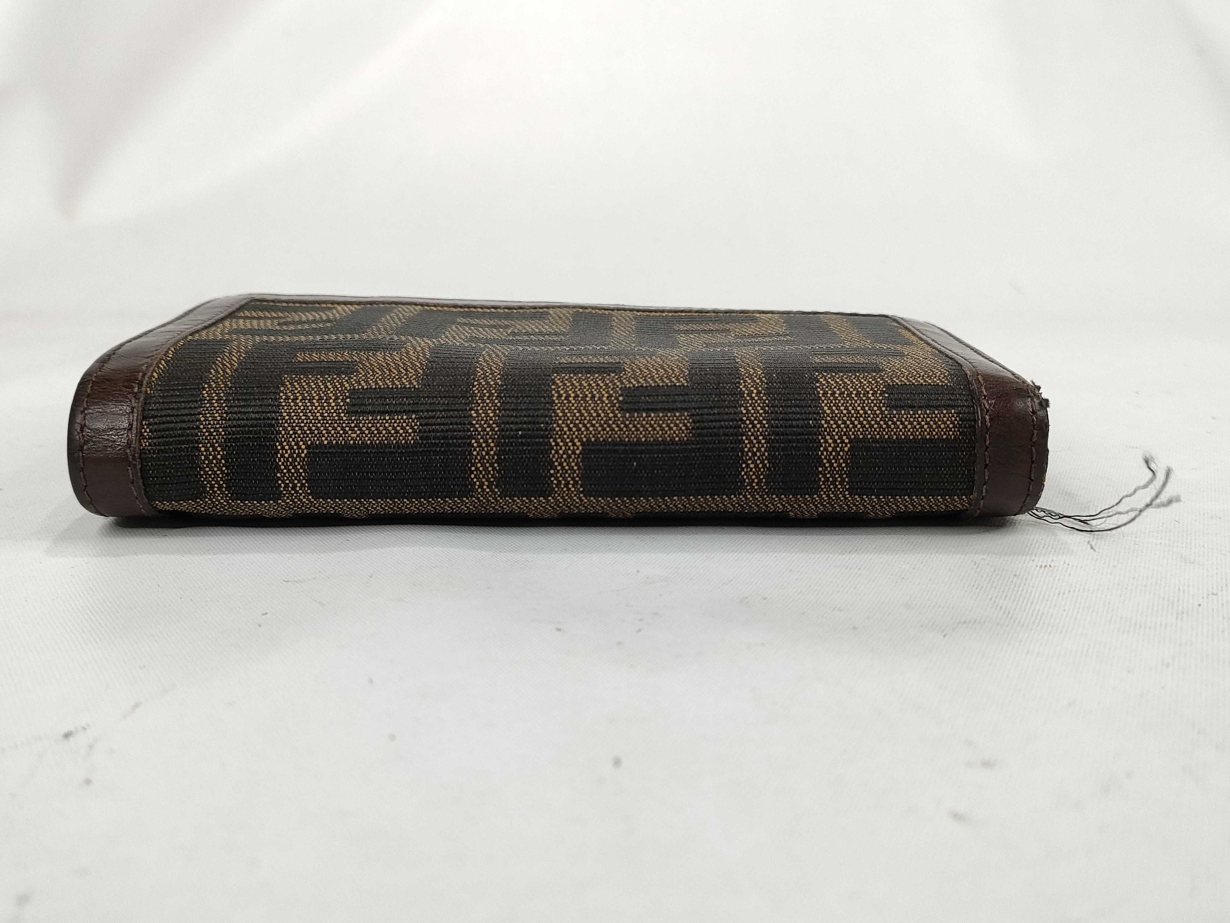 Zucca pattern canvas bi-fold wallet 2810.31052.009 Brown wallet — view 6