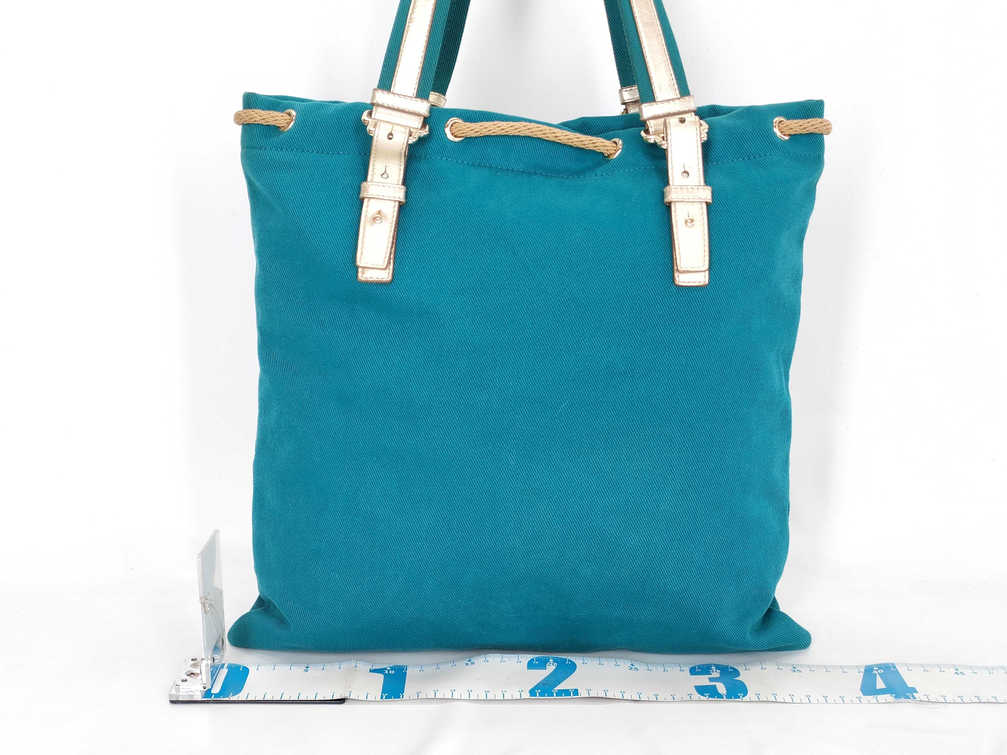 Kahala Tote Bag, Turquoise Tote Bag — view 2