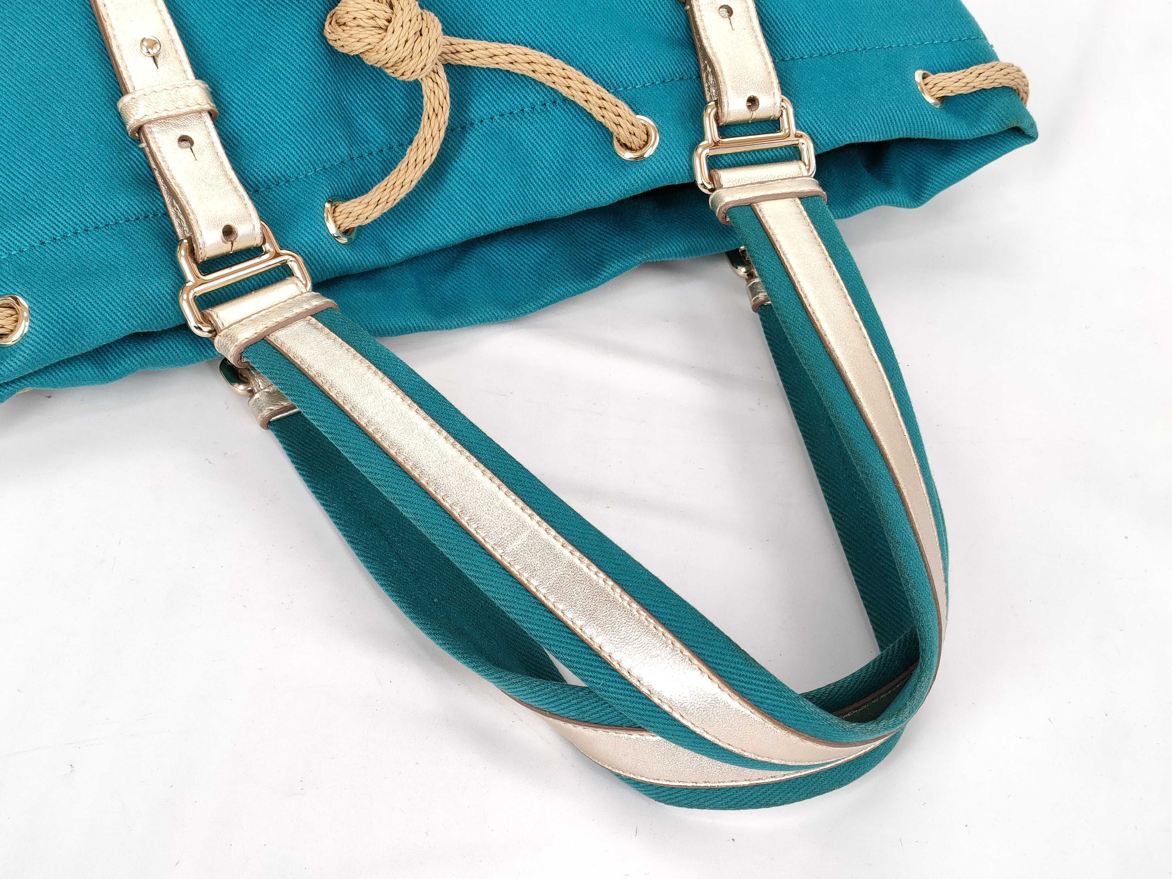 Kahala Tote Bag, Turquoise Tote Bag — view 3