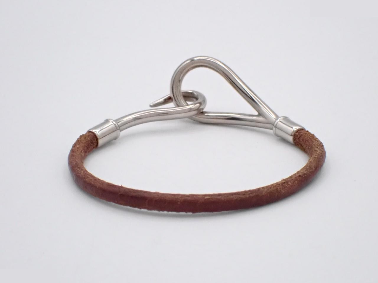 Jumbo leather bracelet, wrist circumference approximately 16.5 cm — view 2