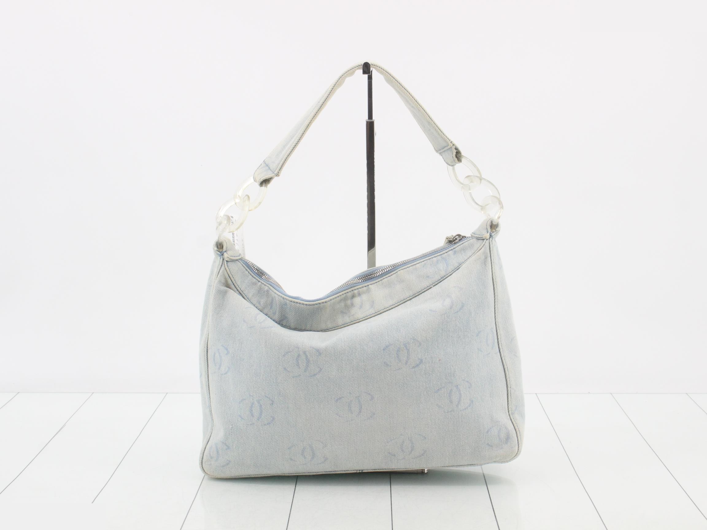 denim line shoulder bag, serial number 7. — view 2