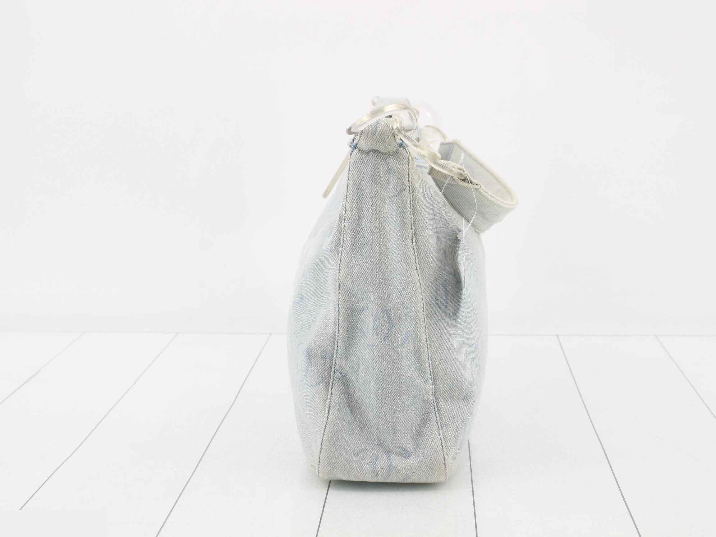 denim line shoulder bag, serial number 7. — view 3