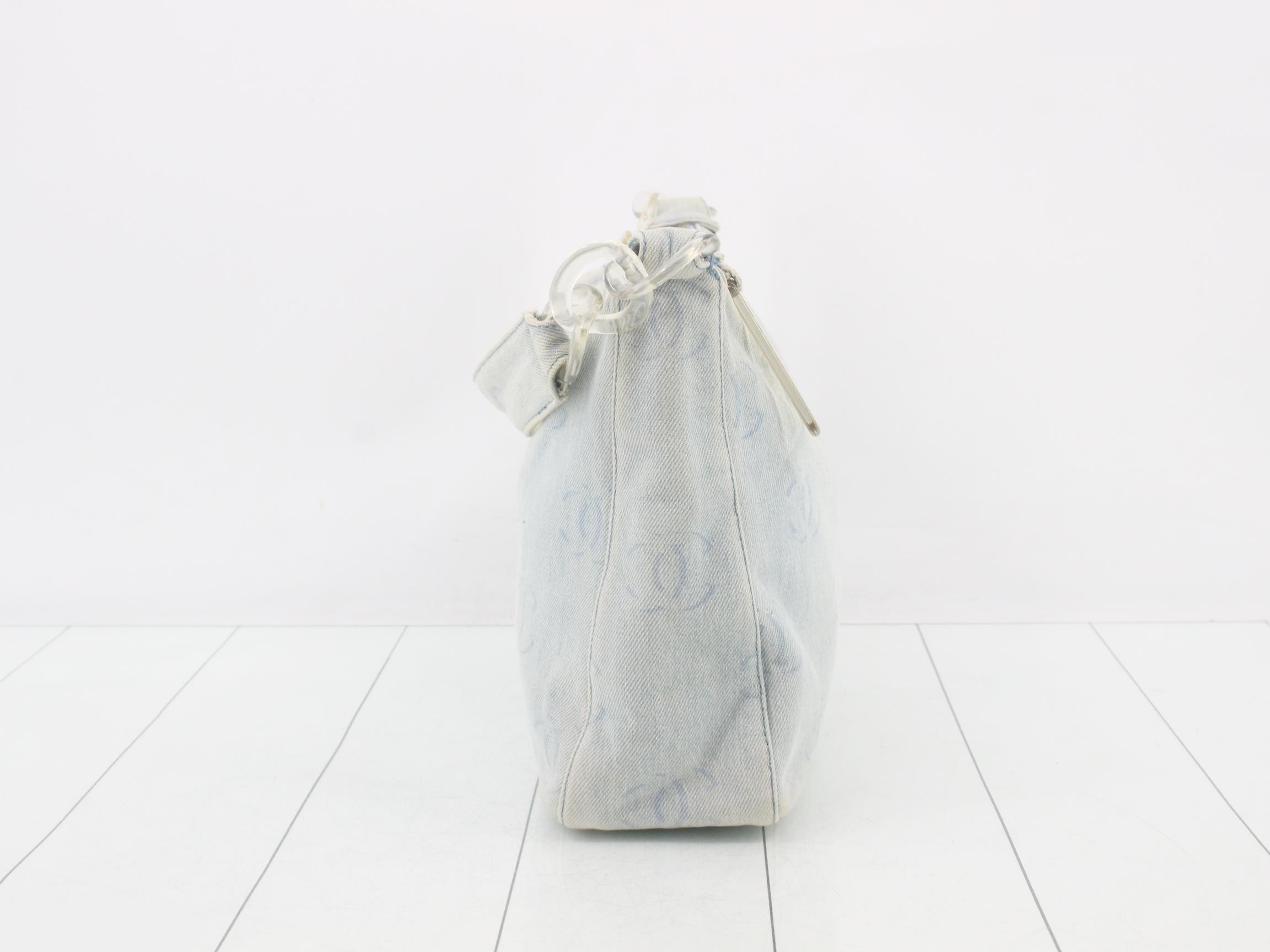 denim line shoulder bag, serial number 7. — view 4