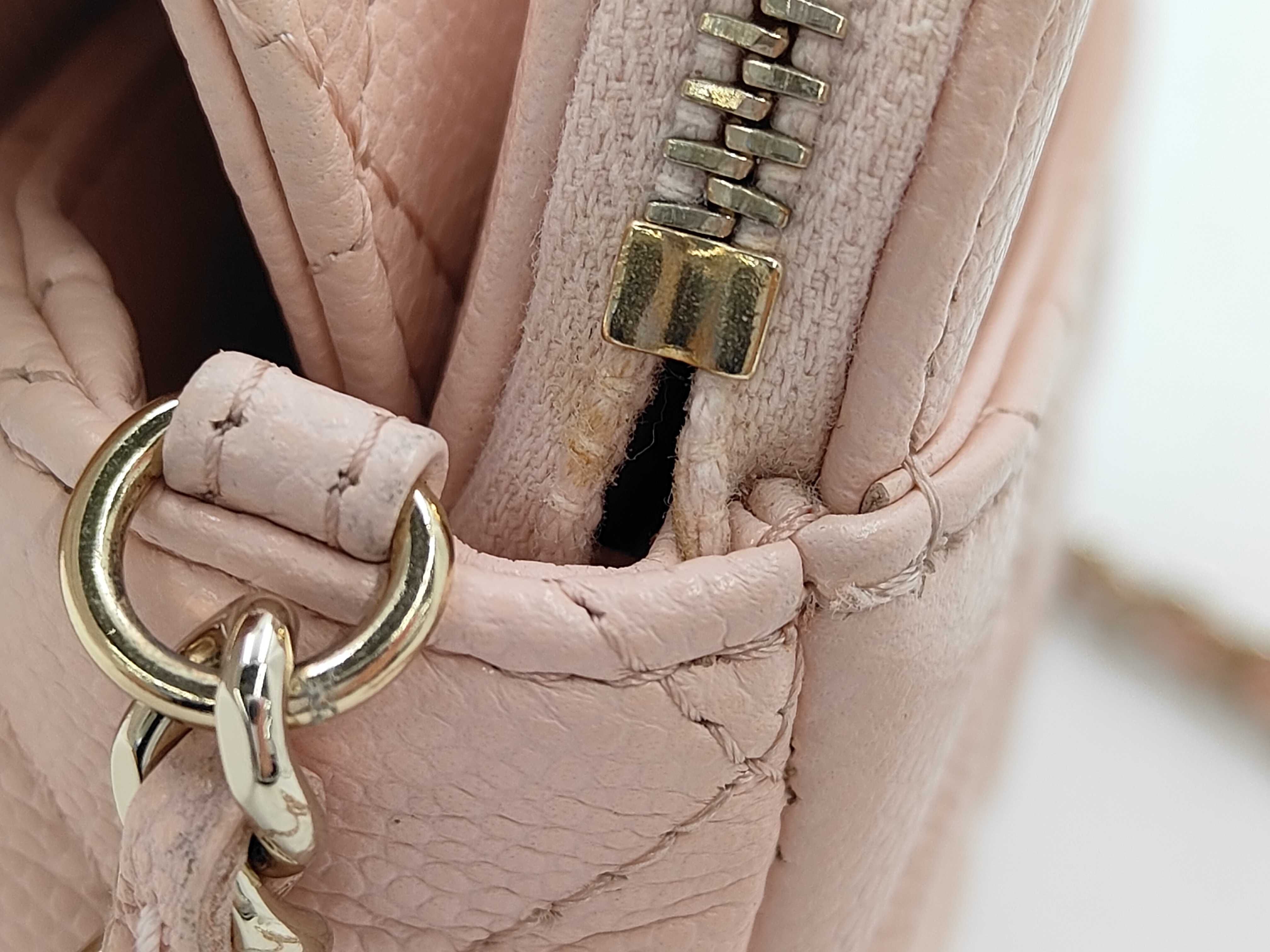 Matelassé Caviar Skin Chain Shoulder Bag — view 15