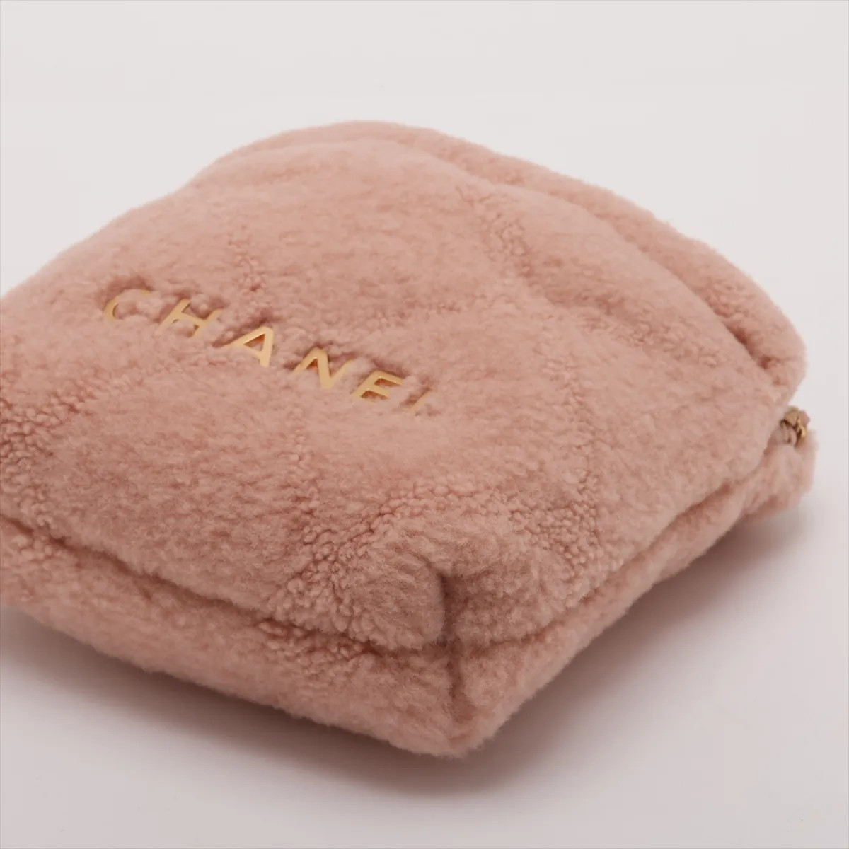 [Individually packaged] Chanel 22 Mini Boa Chain Shoulder Bag, Pink Beige, Gold Hardware, H7XP0LX3, Random Plate, AS3980 — view 3