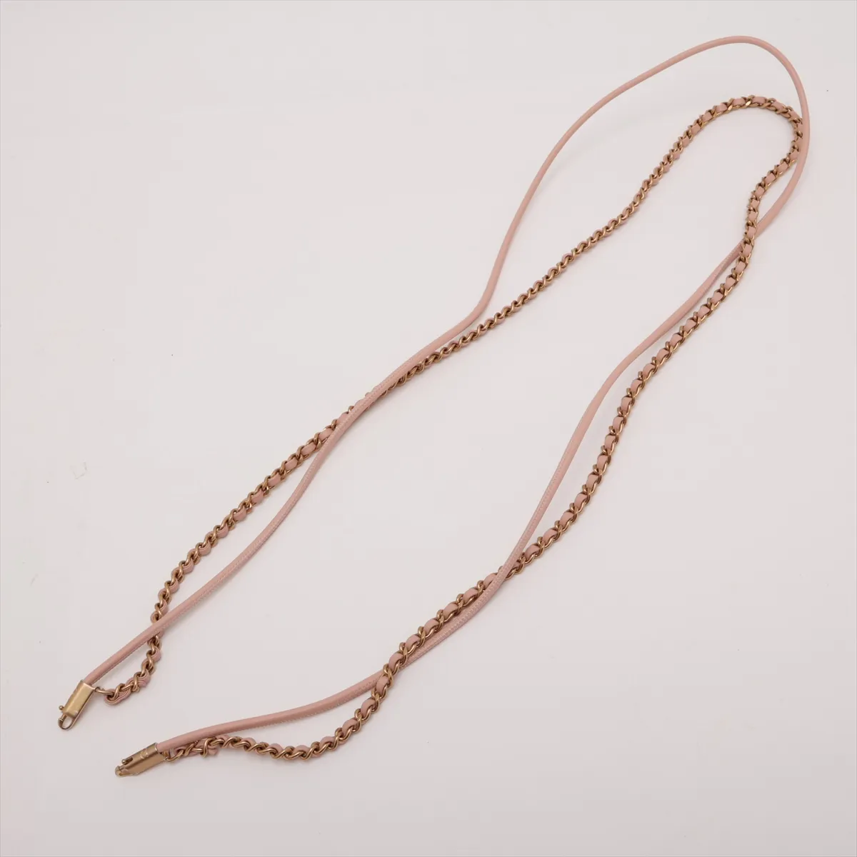 [Individually packaged] Chanel 22 Mini Boa Chain Shoulder Bag, Pink Beige, Gold Hardware, H7XP0LX3, Random Plate, AS3980 — view 7