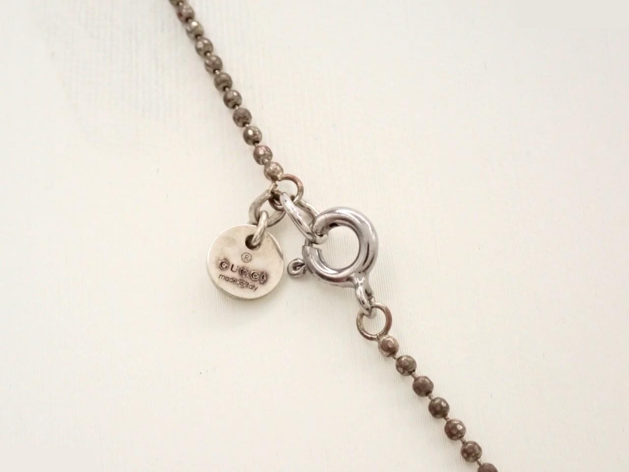 necklace, 925 sterling silver, 11.3g, heart shape, chain approximately 46cm. — view 2