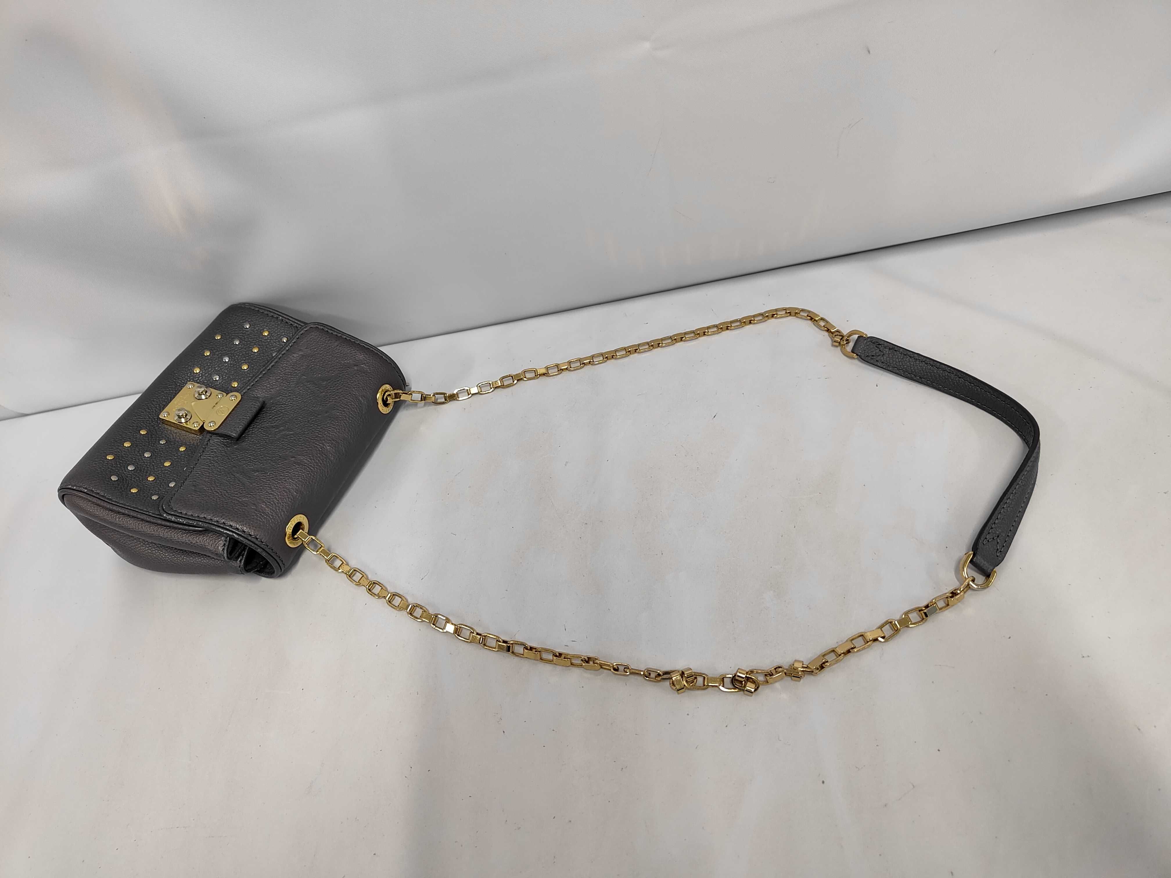 Monogram Empreinte Saint Germain BB M51730 Chain Studded Shoulder Bag — view 5