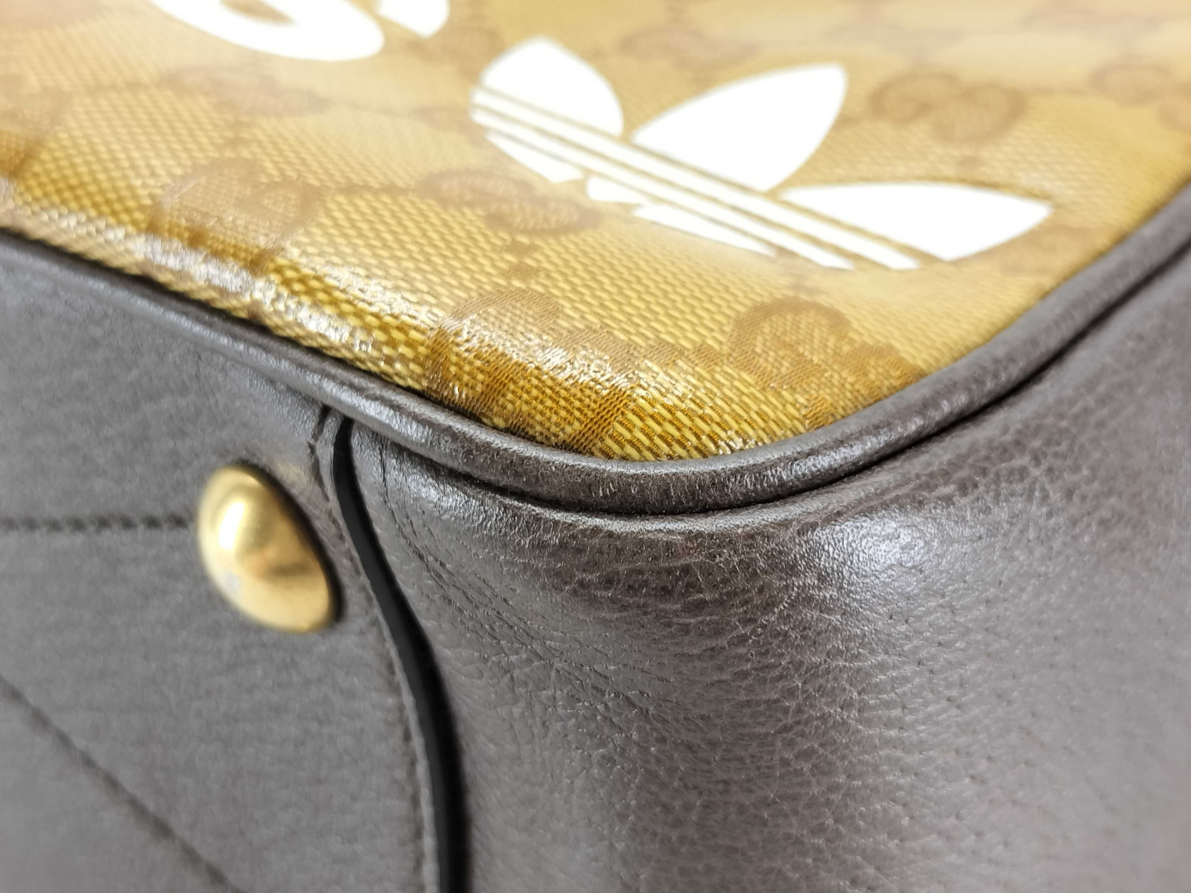 GG Crystal Gucci x Adidas GG Crystal PVC x Leather Shoulder Bag Brown 702427 Shoulder Bag — view 6