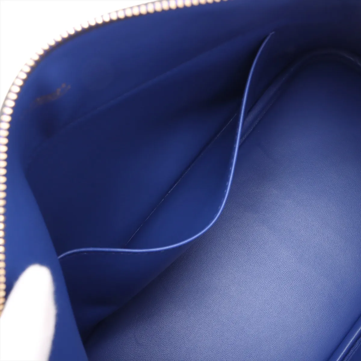 [Individually wrapped] Hermes Bolide 31 Verso Vaux Epson Blue Electric x Trench Gold hardware Y:2020 Personal order — view 9