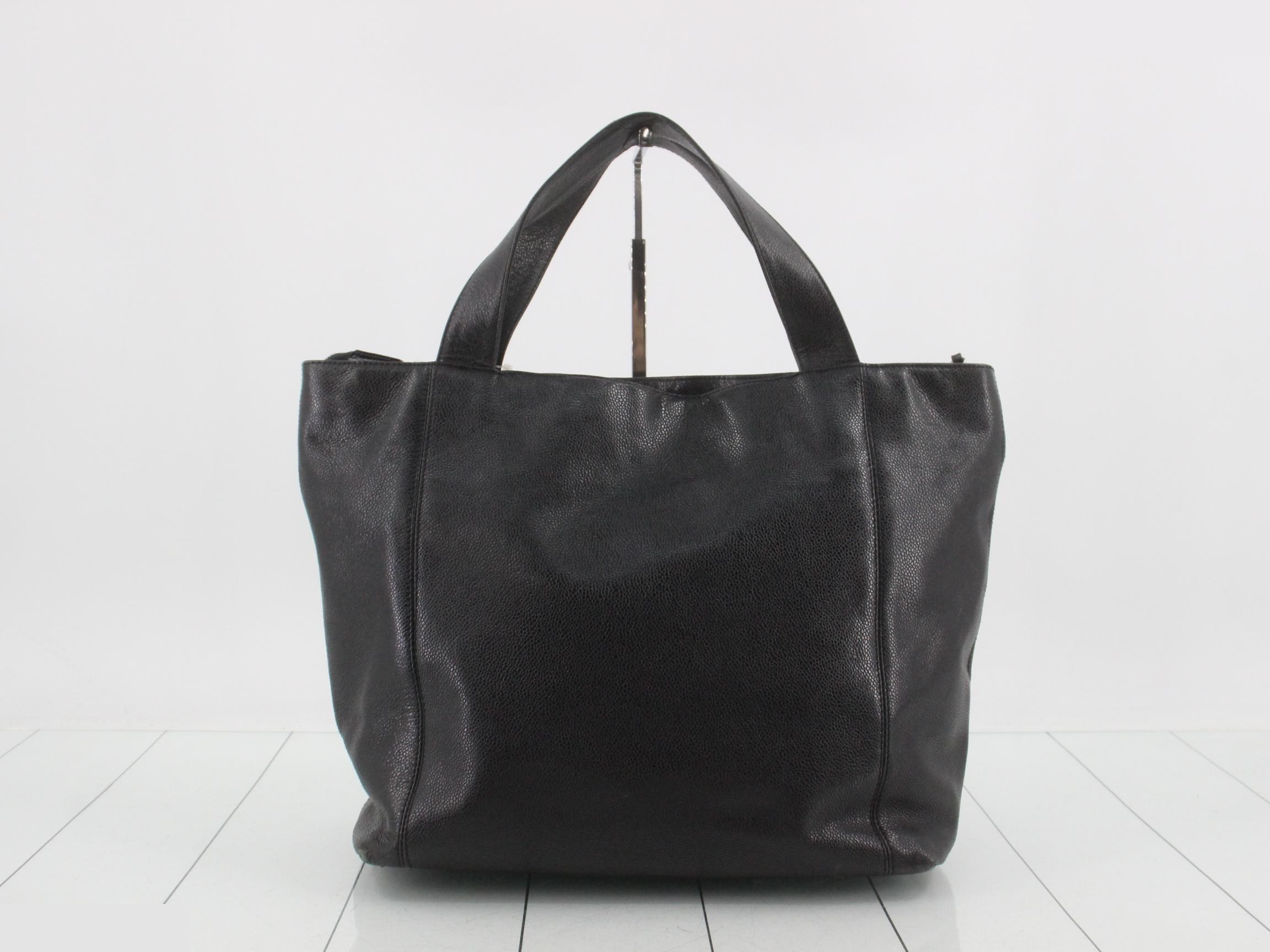Coco Mark Tote Bag, Caviar Skin — view 2
