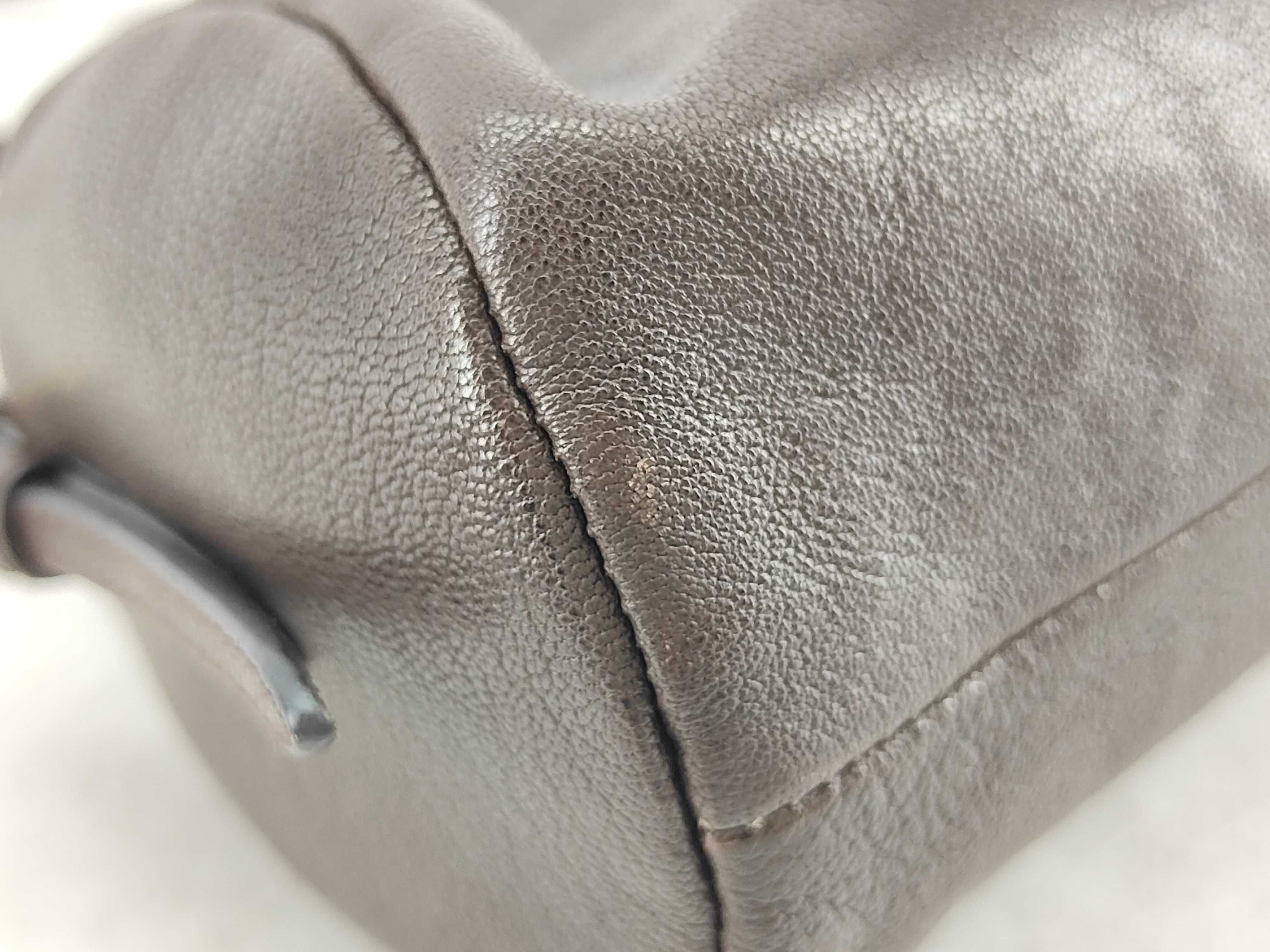 DU- Leather Shoulder Bag Brown 5NE851 Pouch — view 9