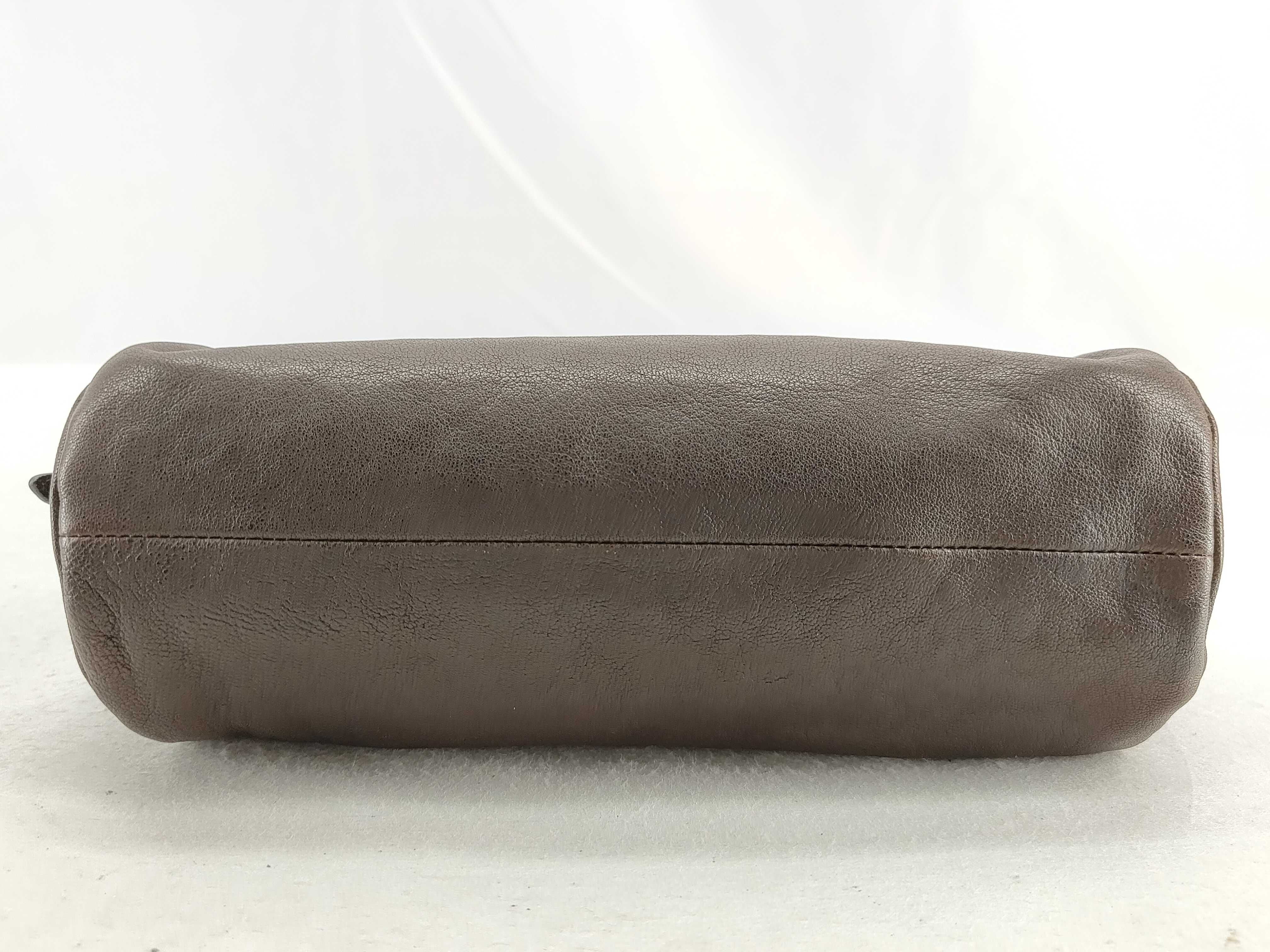 DU- Leather Shoulder Bag Brown 5NE851 Pouch — view 10