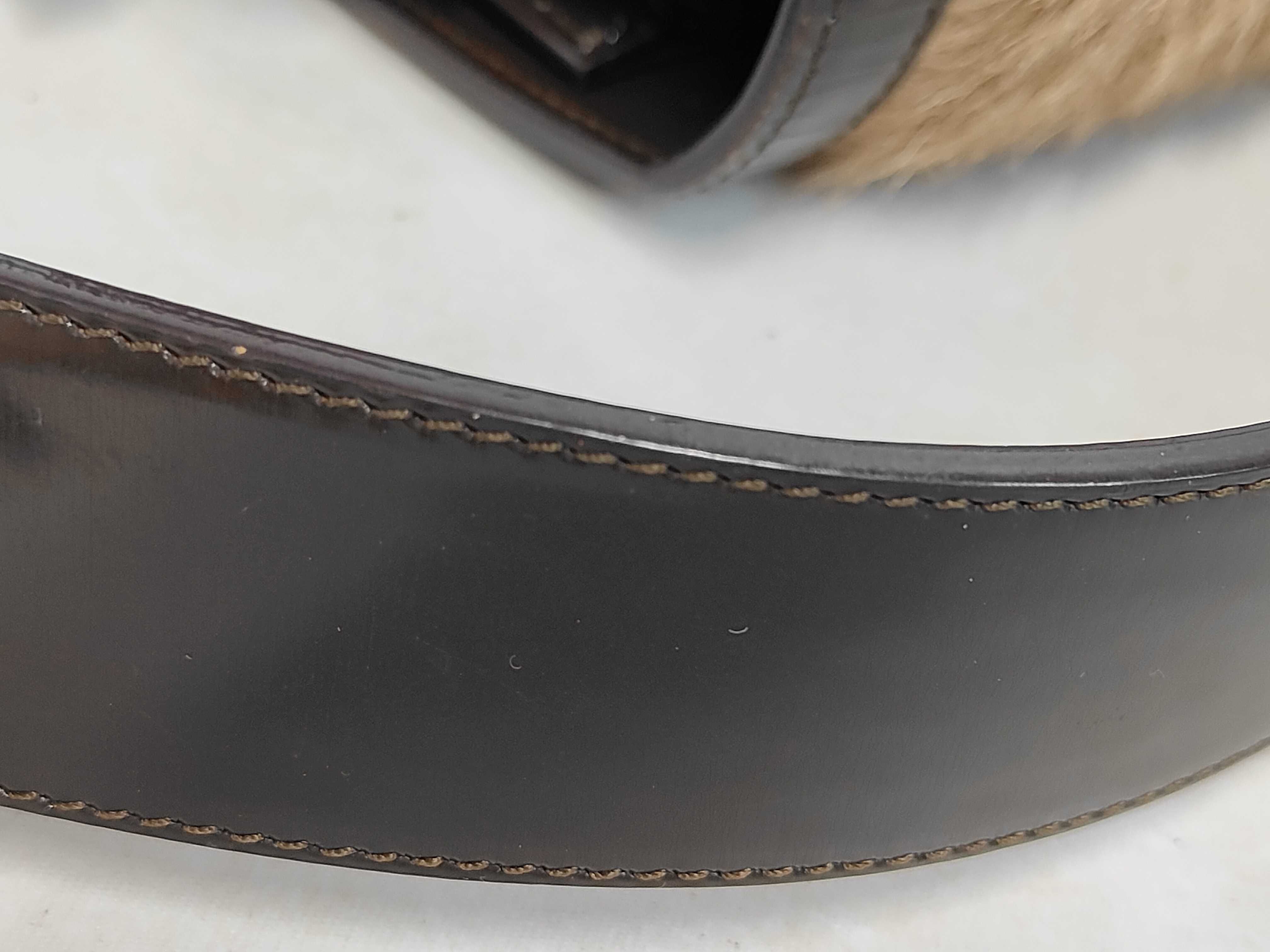 shoulder bag, calfskin fur shoulder bag — view 5