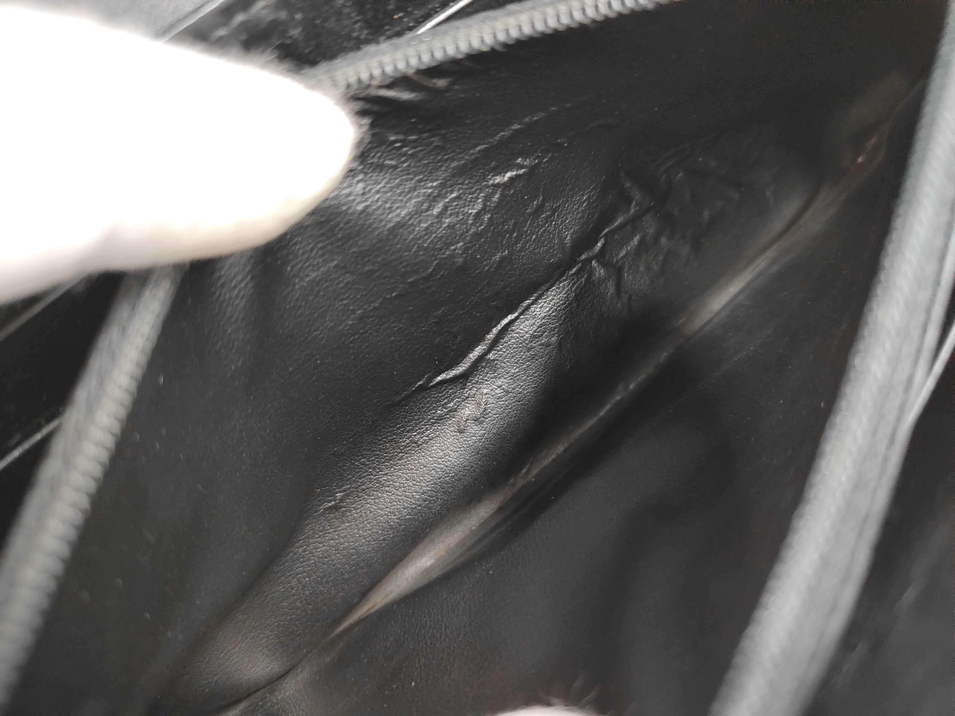 Leather Black Long Wallet — view 8