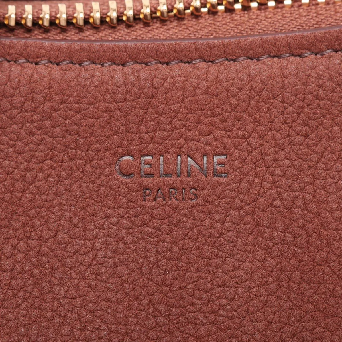 Triomphe Teen Lulu Suede Shoulder Bag Brown — view 8
