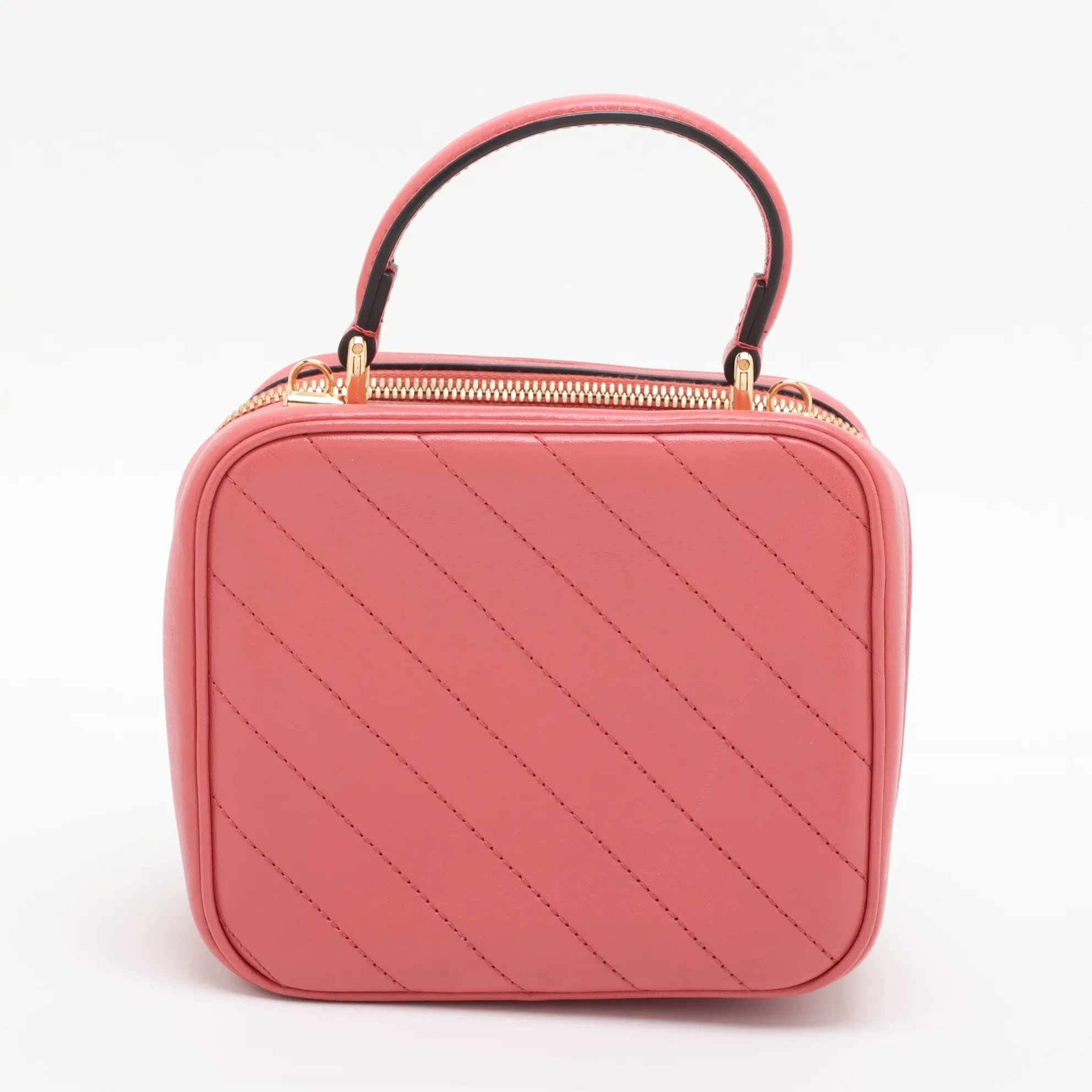 Blondie Leather 2-Way Handbag, Pink, 744434 — view 2