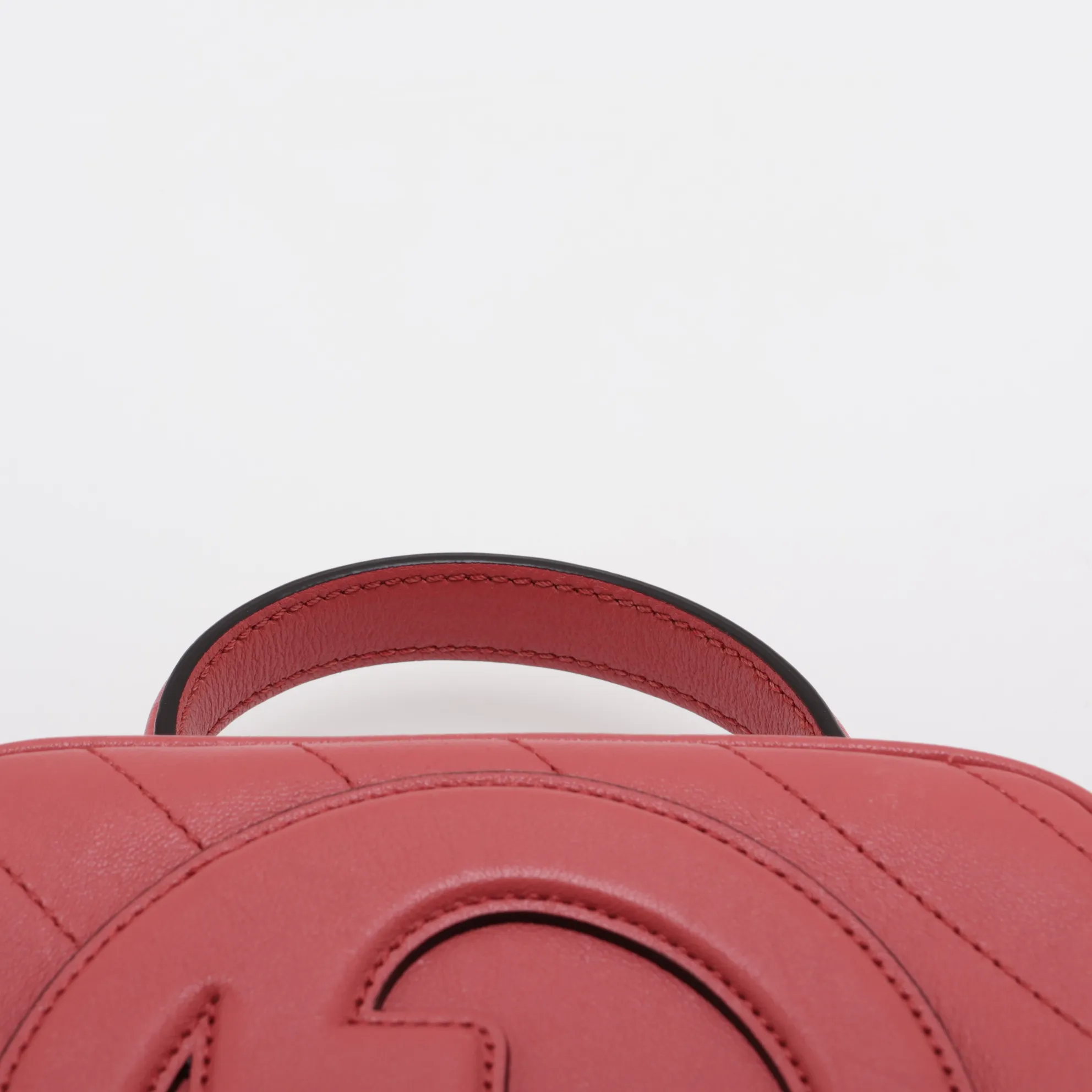 Blondie Leather 2-Way Handbag, Pink, 744434 — view 6