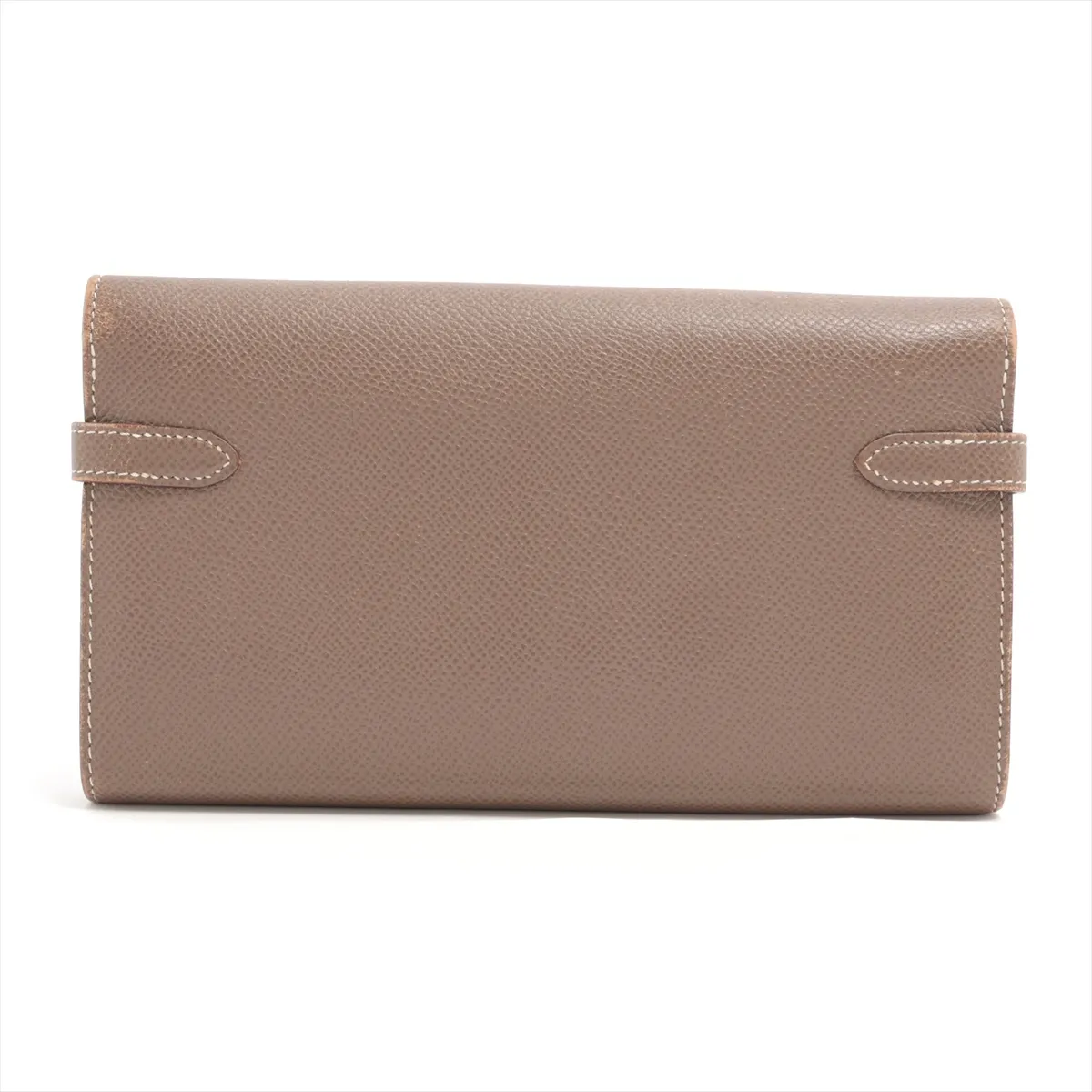 Kelly Wallet, Veau Epsom Leather, Long Wallet, Etoupe, Gold Hardware, A: 2017 — view 2
