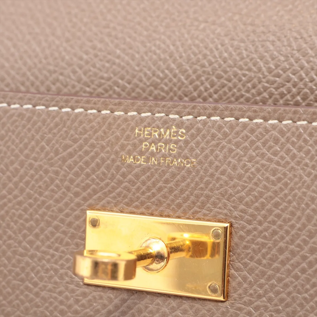 Kelly Wallet, Veau Epsom Leather, Long Wallet, Etoupe, Gold Hardware, A: 2017 — view 9