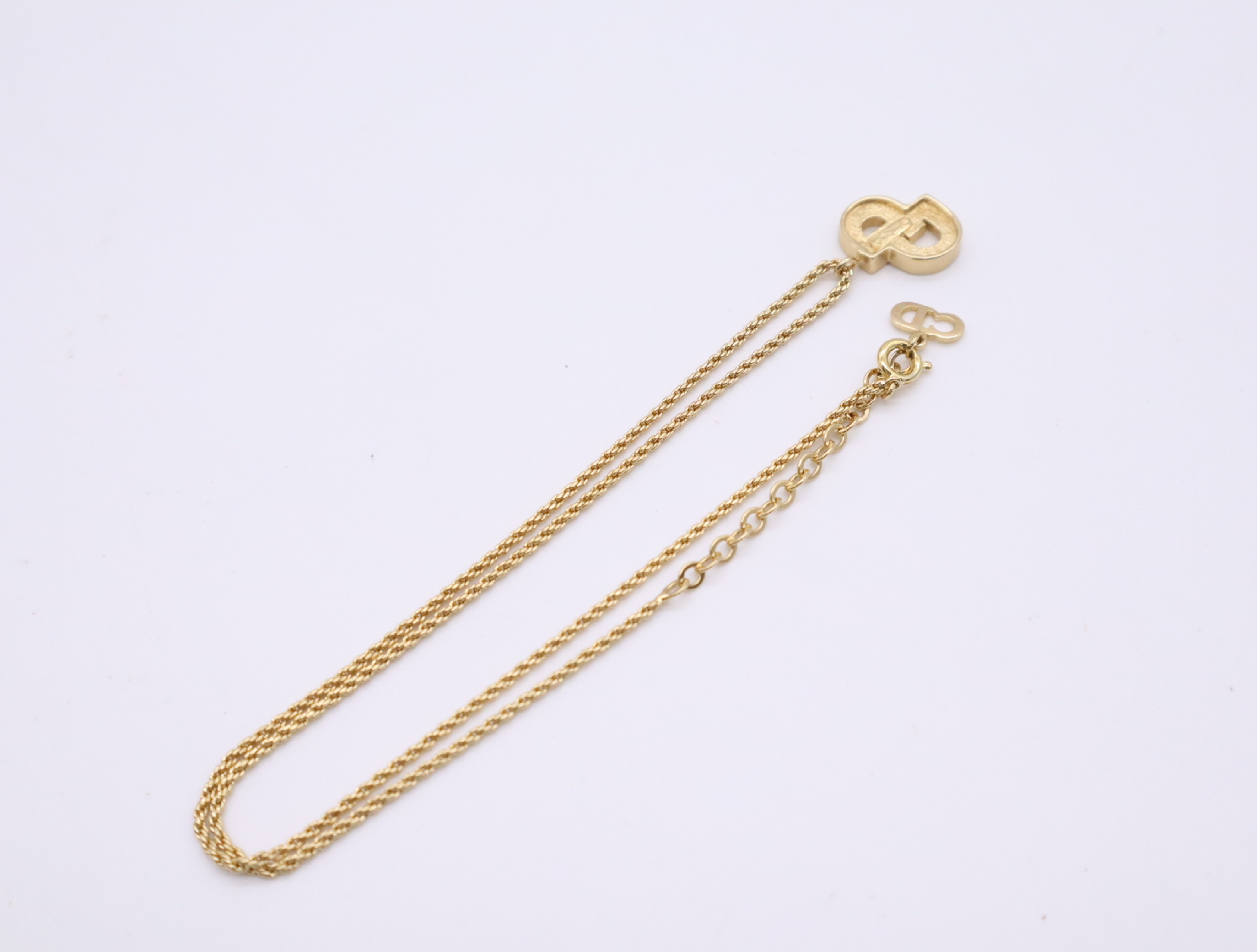 GPCD logo rhinestone necklace, with box. — view 2