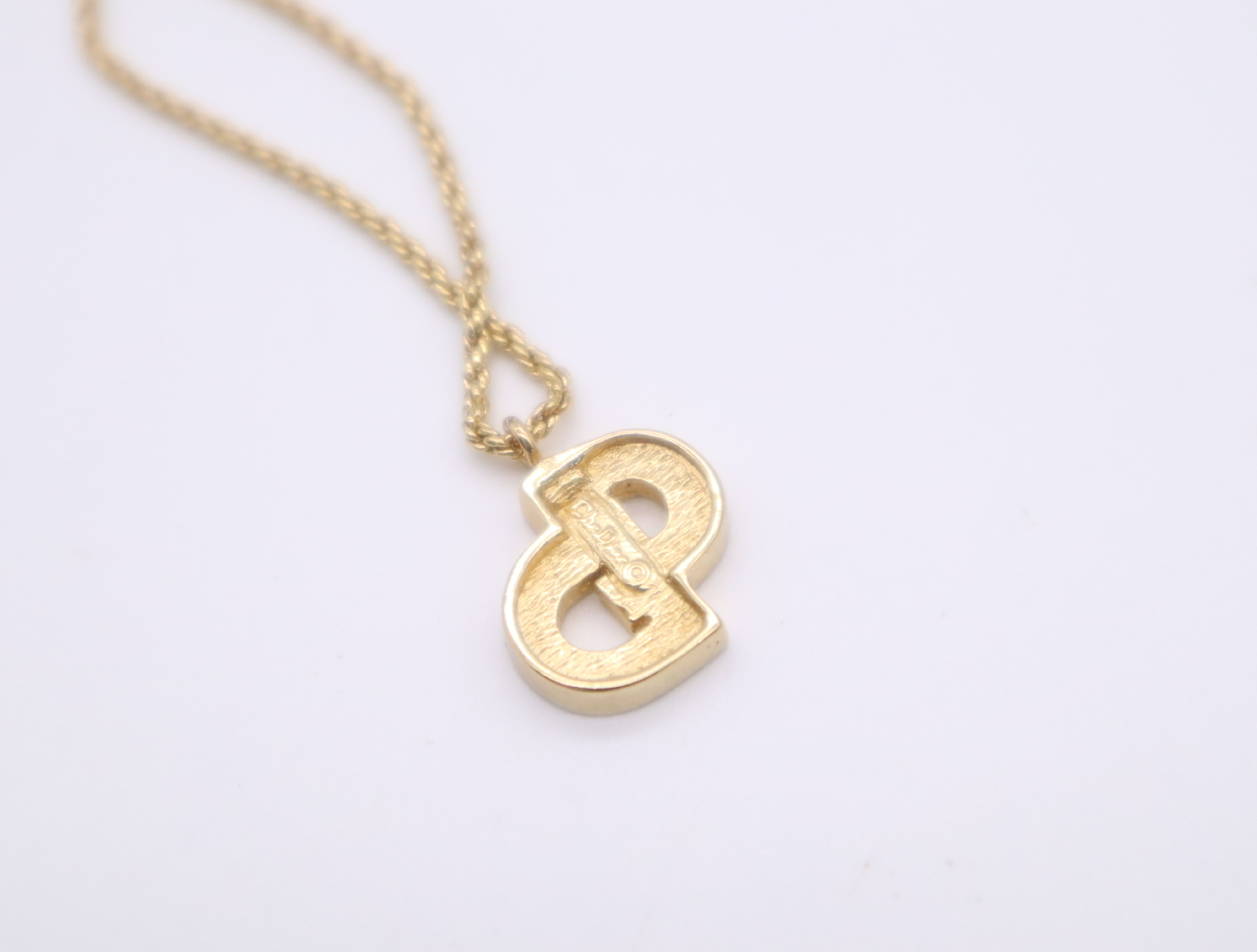 GPCD logo rhinestone necklace, with box. — view 4
