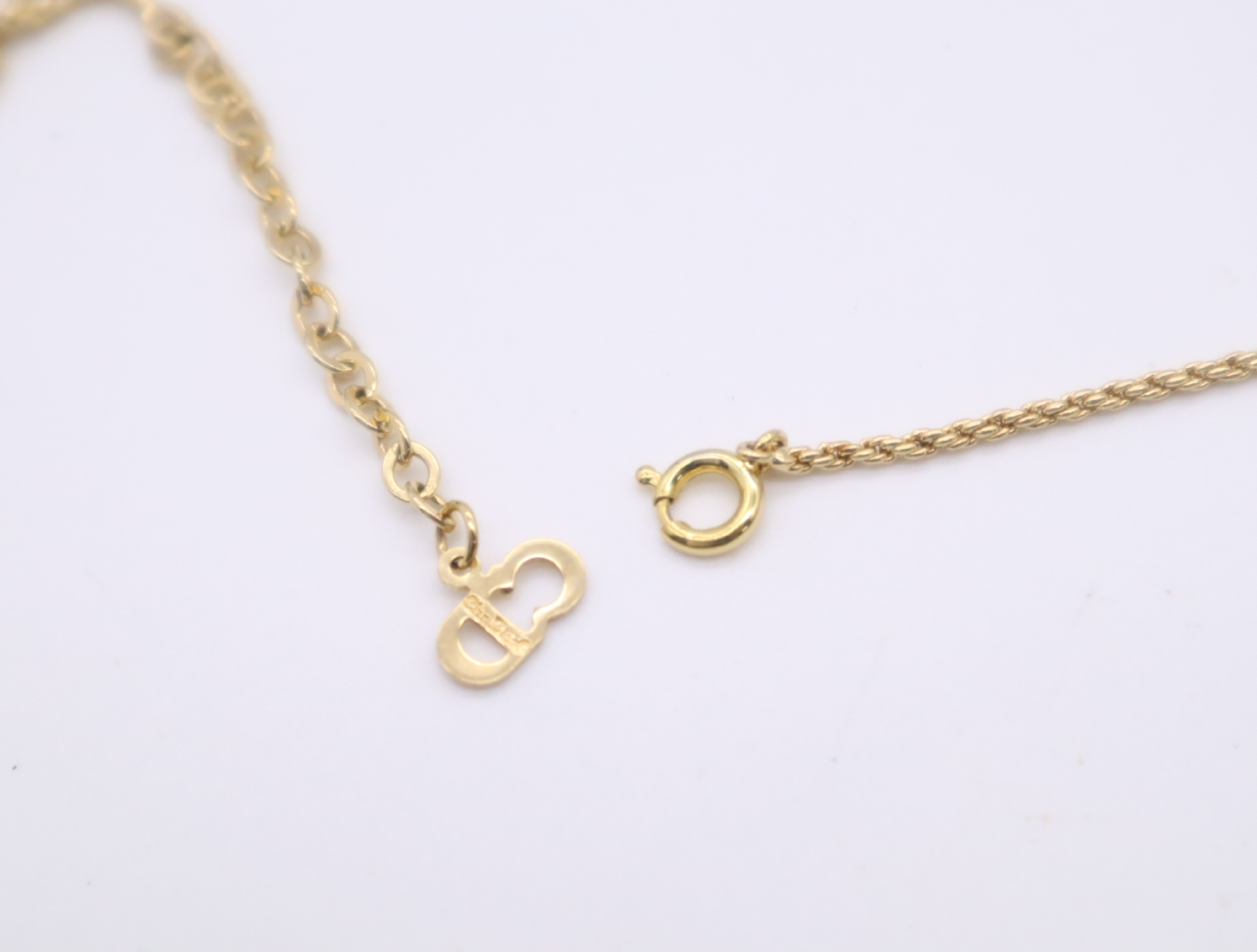 GPCD logo rhinestone necklace, with box. — view 6