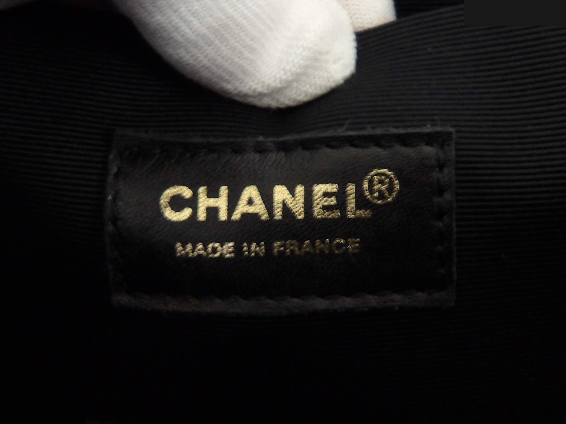 Chocolate Bar Vertical Tote Bag, Coco Chanel Self-Portrait, Stripe — view 4