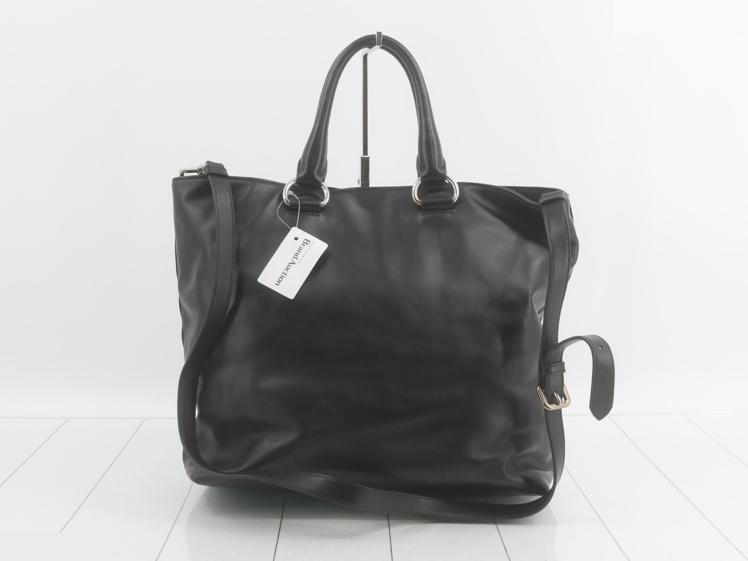 Vitello Daino Leather 2-Way Tote Bag — view 2