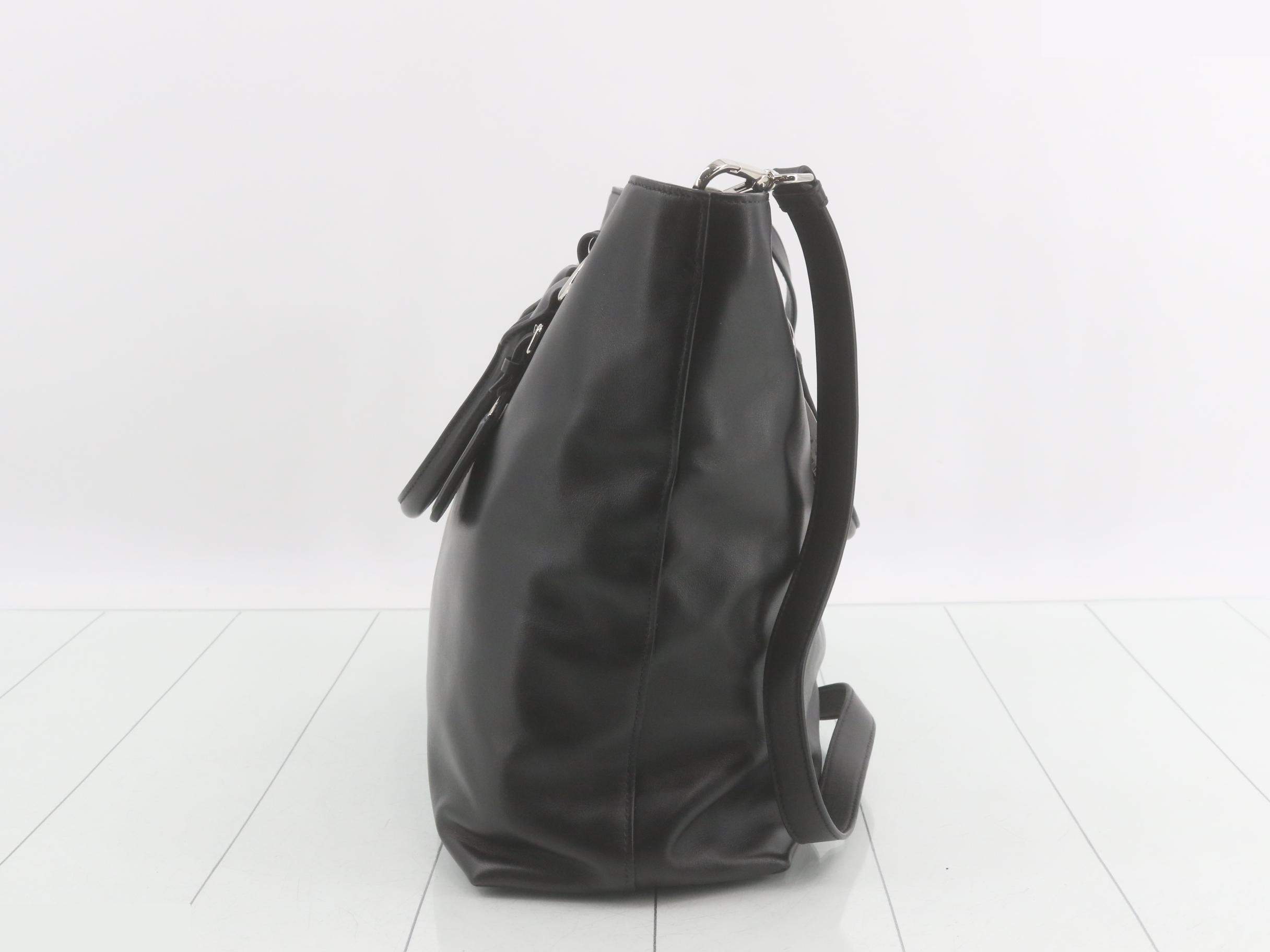 Vitello Daino Leather 2-Way Tote Bag — view 3