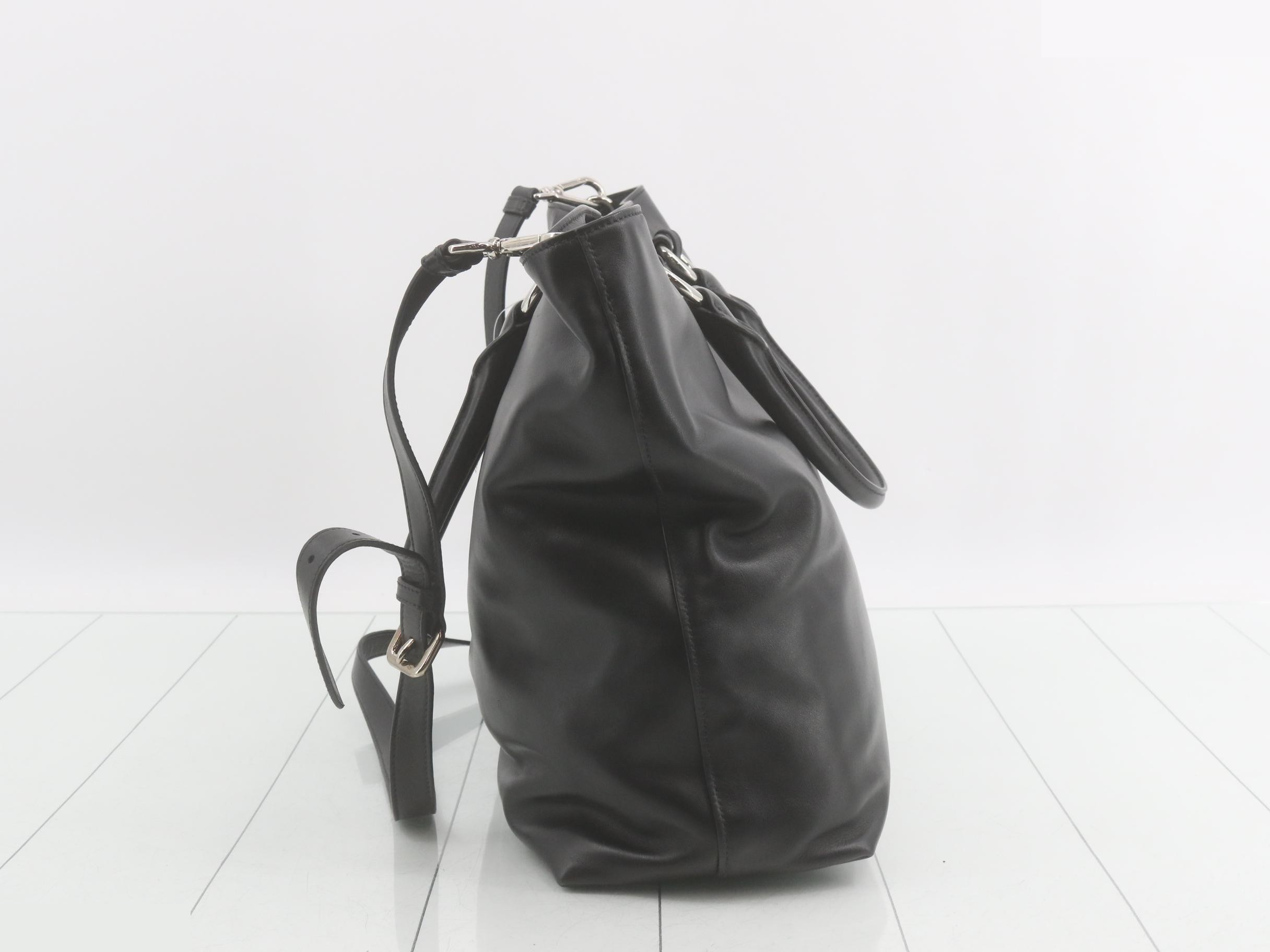 Vitello Daino Leather 2-Way Tote Bag — view 4