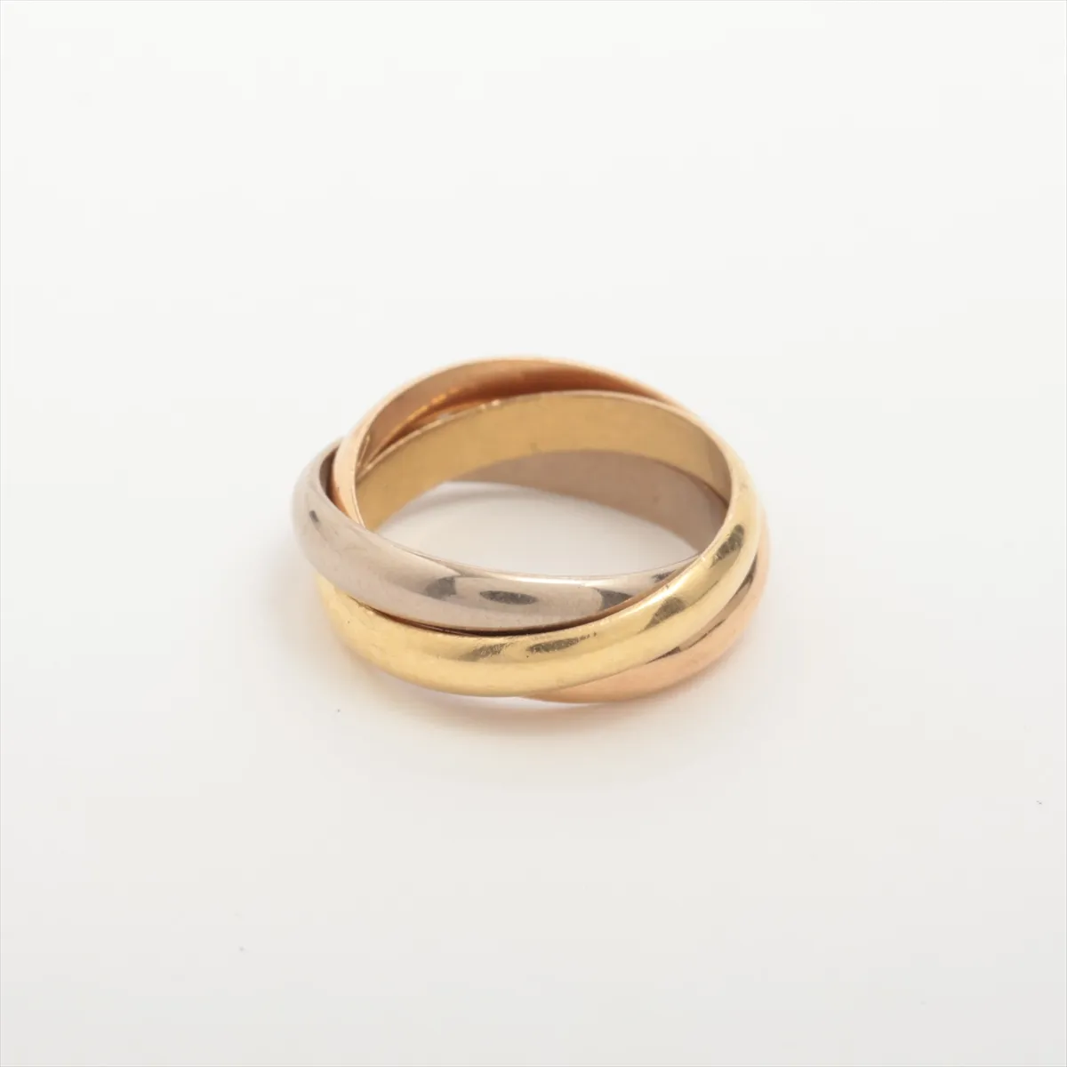 Trinity Cord Bracelet Pendant, 750 (Yellow Gold x Pink Gold x White Gold), 1.7g, No serial number engraving. — view 2