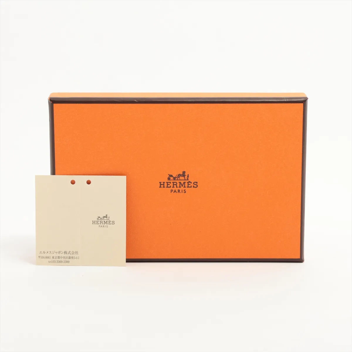 Hermès Calvi Duo Verso Veau Epsom Coin Case Brown x Red Silver Hardware B: 2023 — view 8