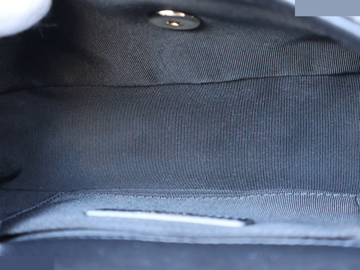 Matelassé Lambskin Pearl Chain Shoulder Bag, Black — view 12