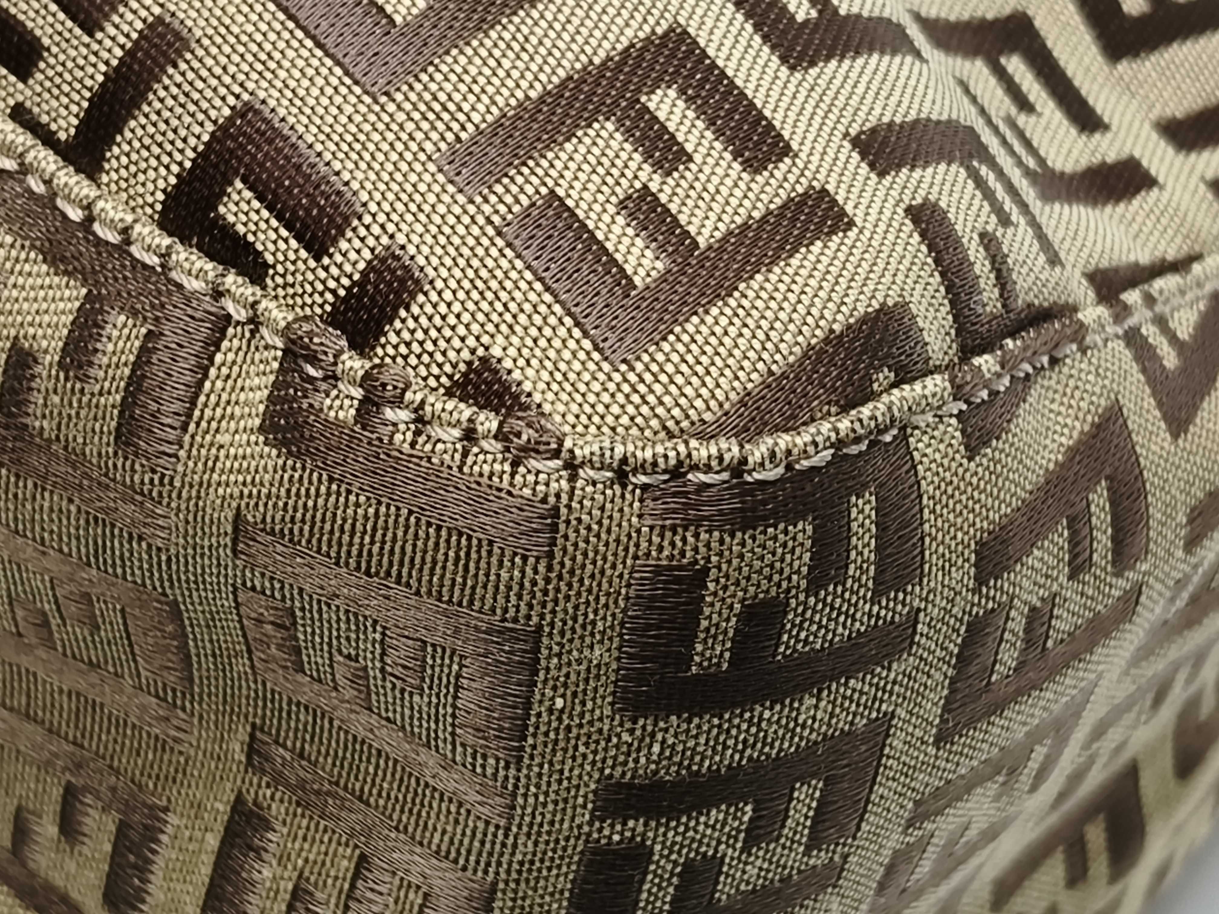 Zucca pattern Fendi Zucchino Mamma Bucket Shoulder Bag — view 6