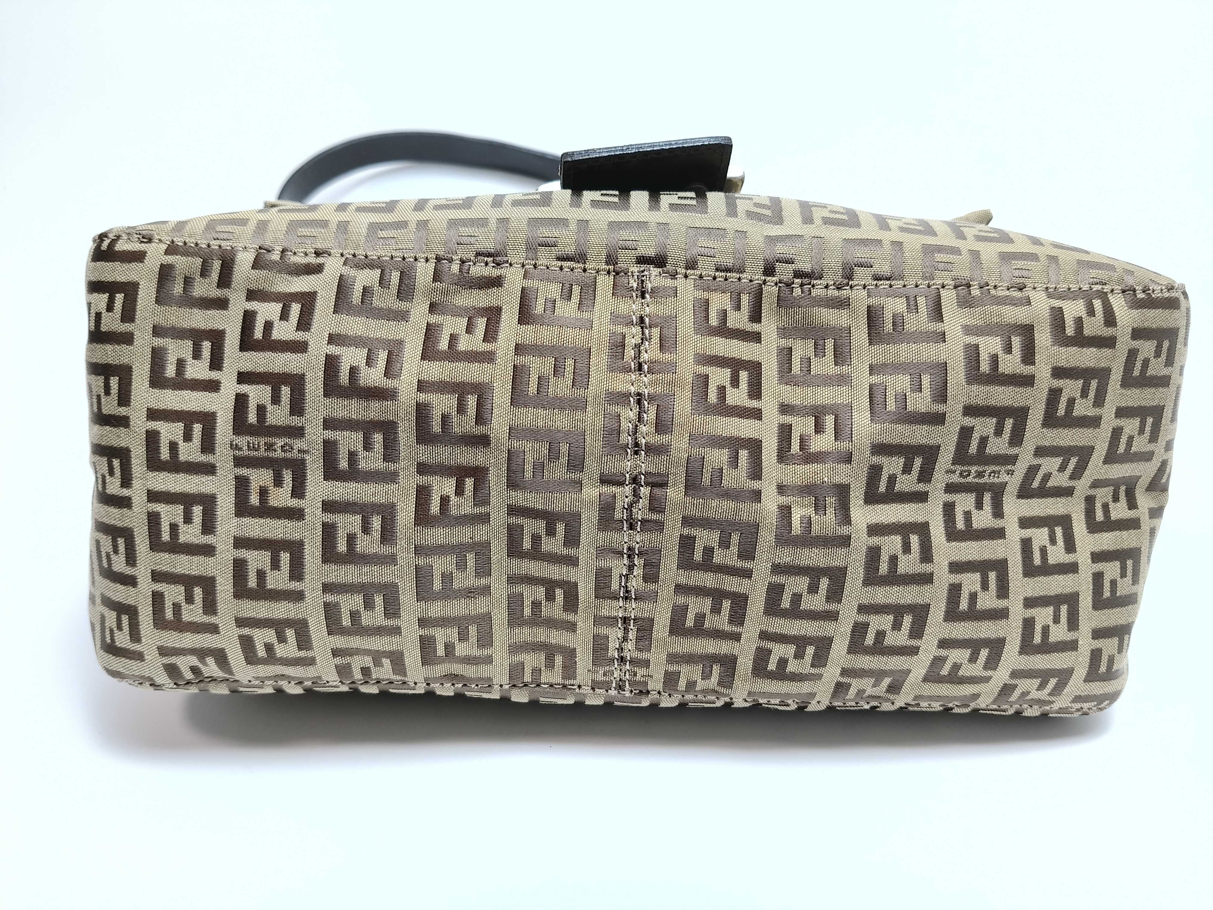 Zucca pattern Fendi Zucchino Mamma Bucket Shoulder Bag — view 7