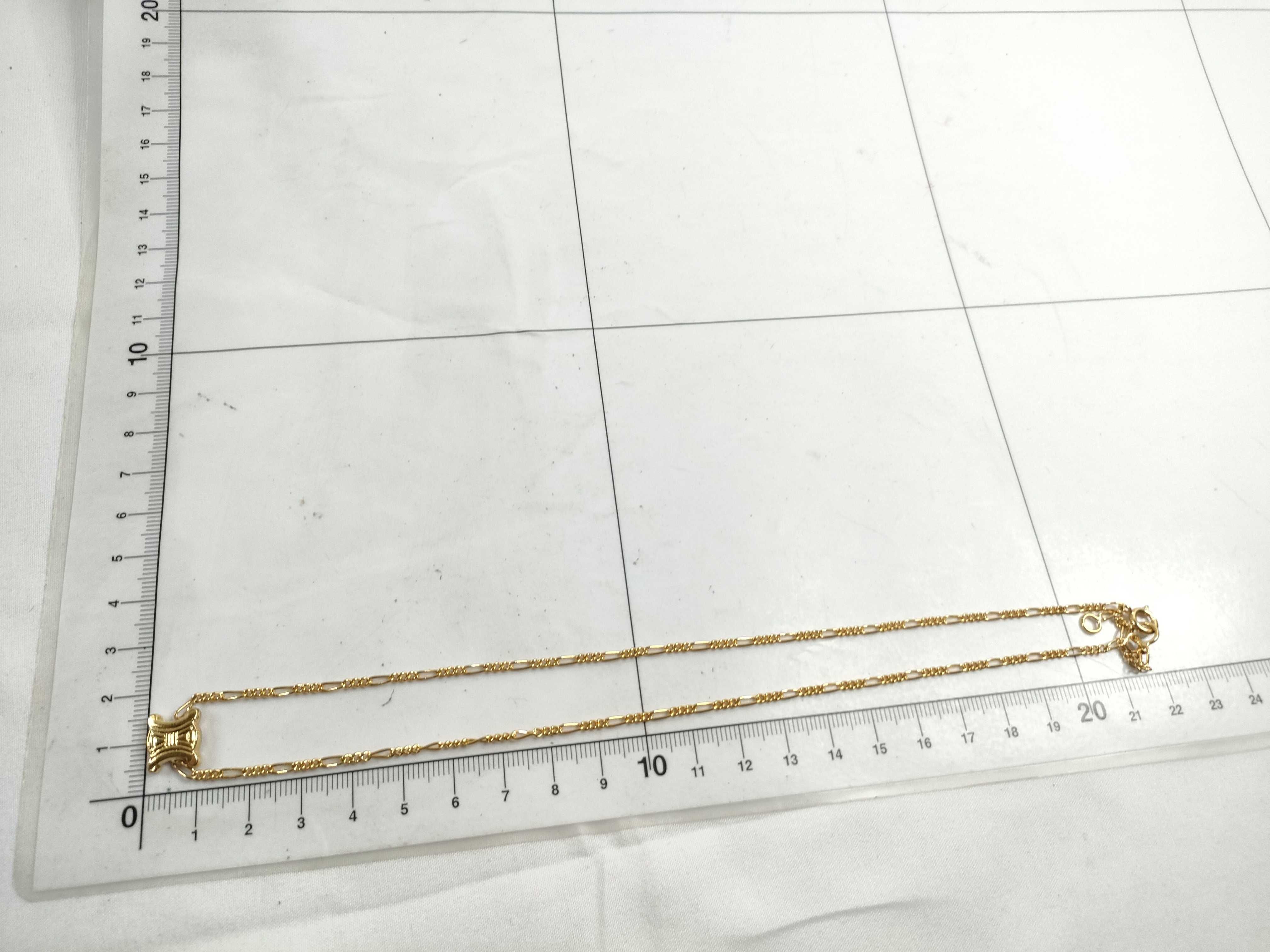 Triomphe Necklace, Gold Color Necklace — view 9