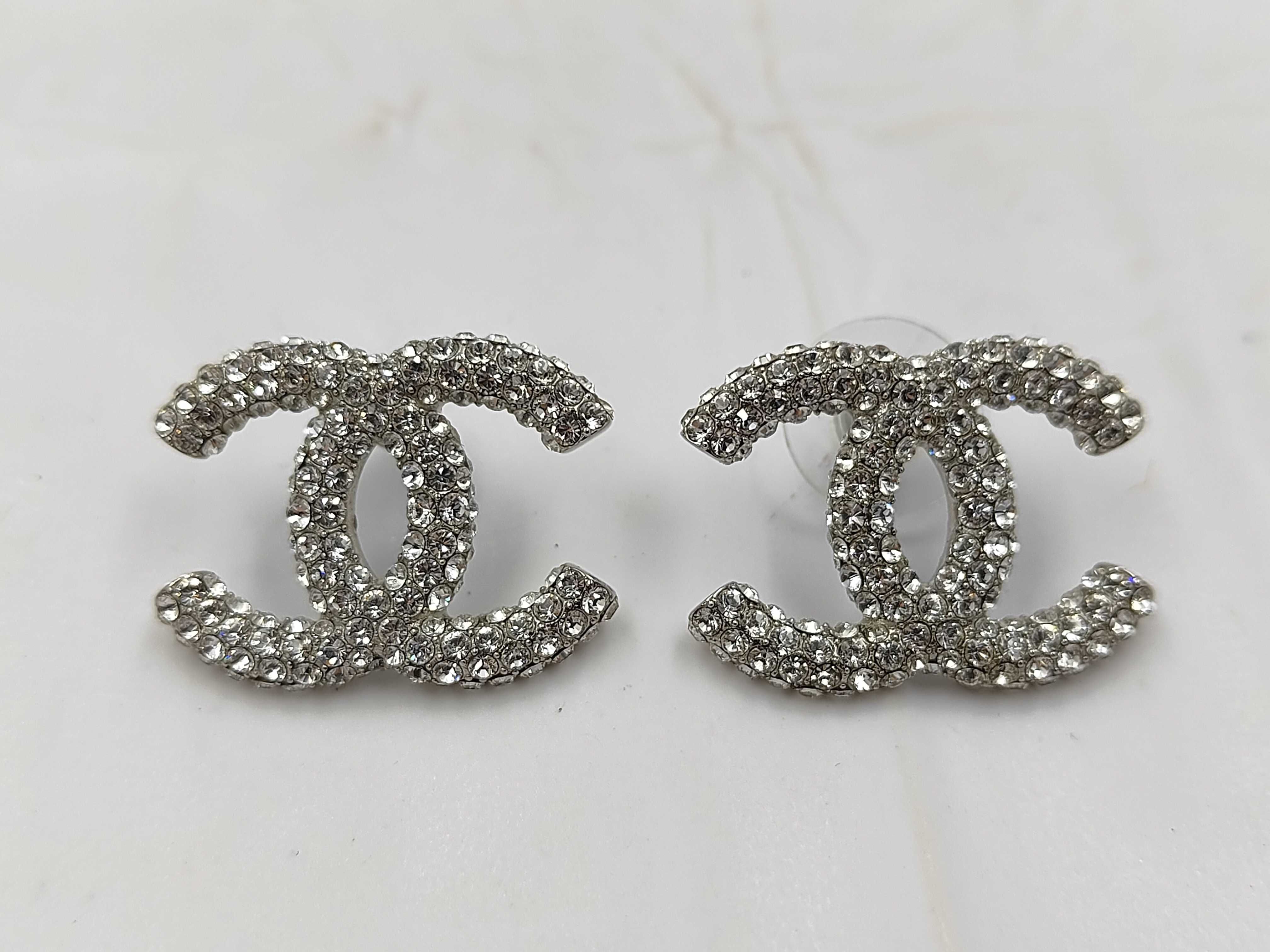 Coco Mark Rhinestone Earrings B21C