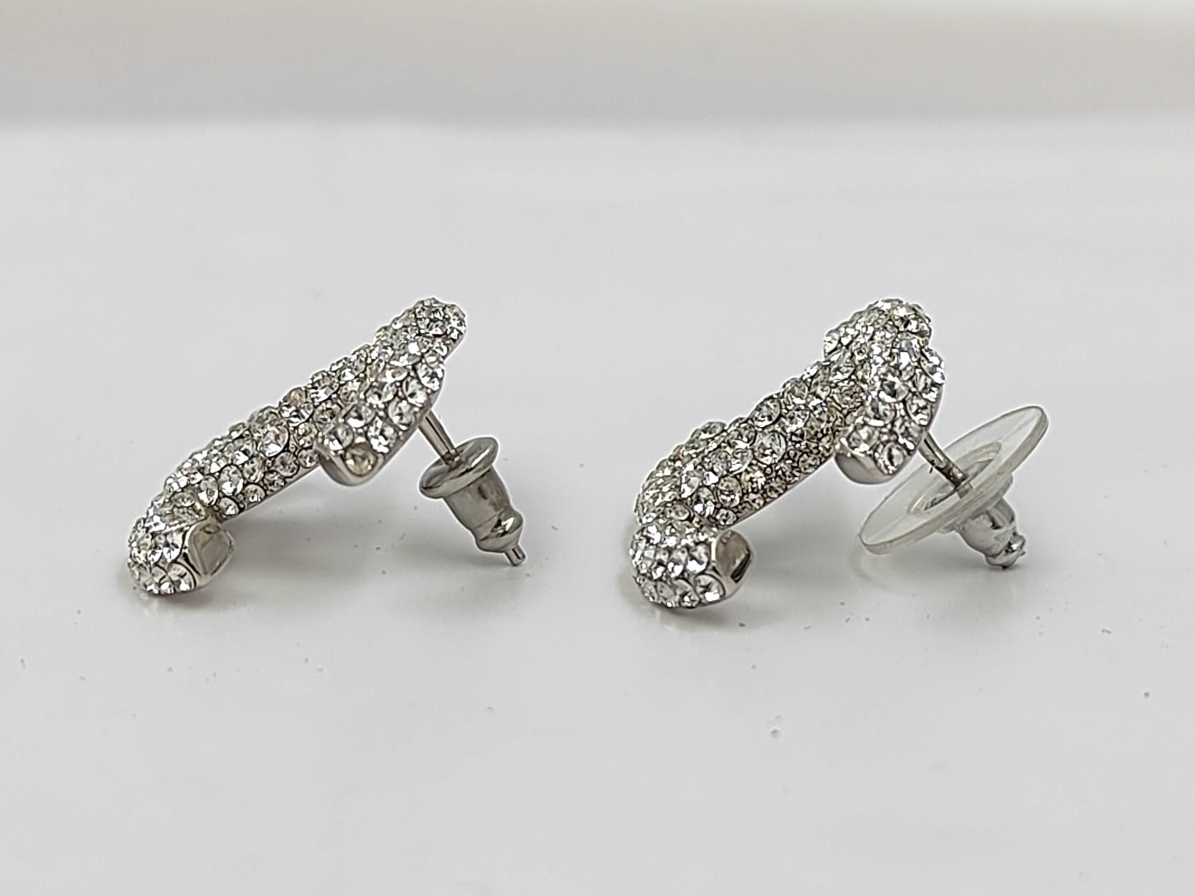 Coco Mark Rhinestone Earrings B21C — view 3