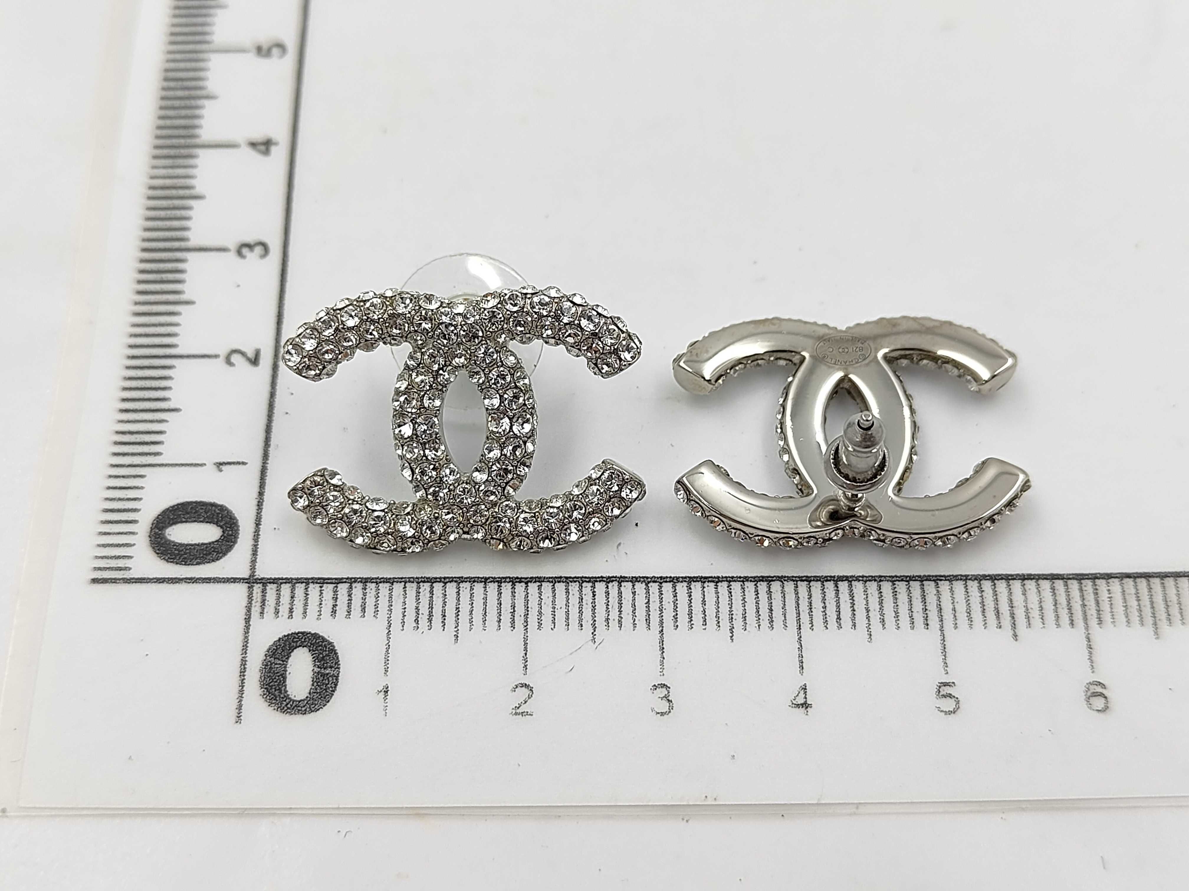 Coco Mark Rhinestone Earrings B21C — view 6