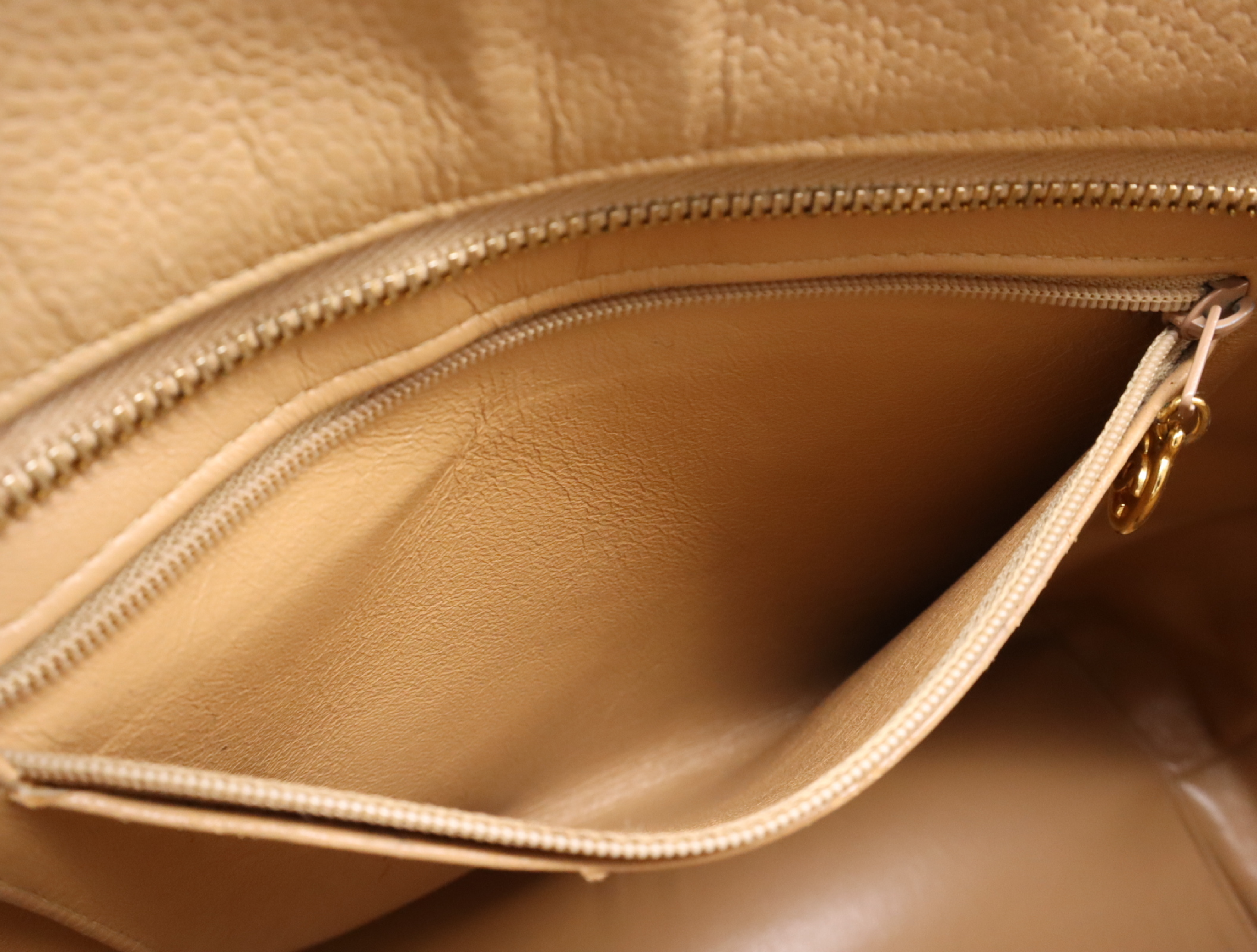 Coco Mark Handbag, Beige, Gold Hardware, with Dust Bag and Seal, 5277682 Handbag — view 14