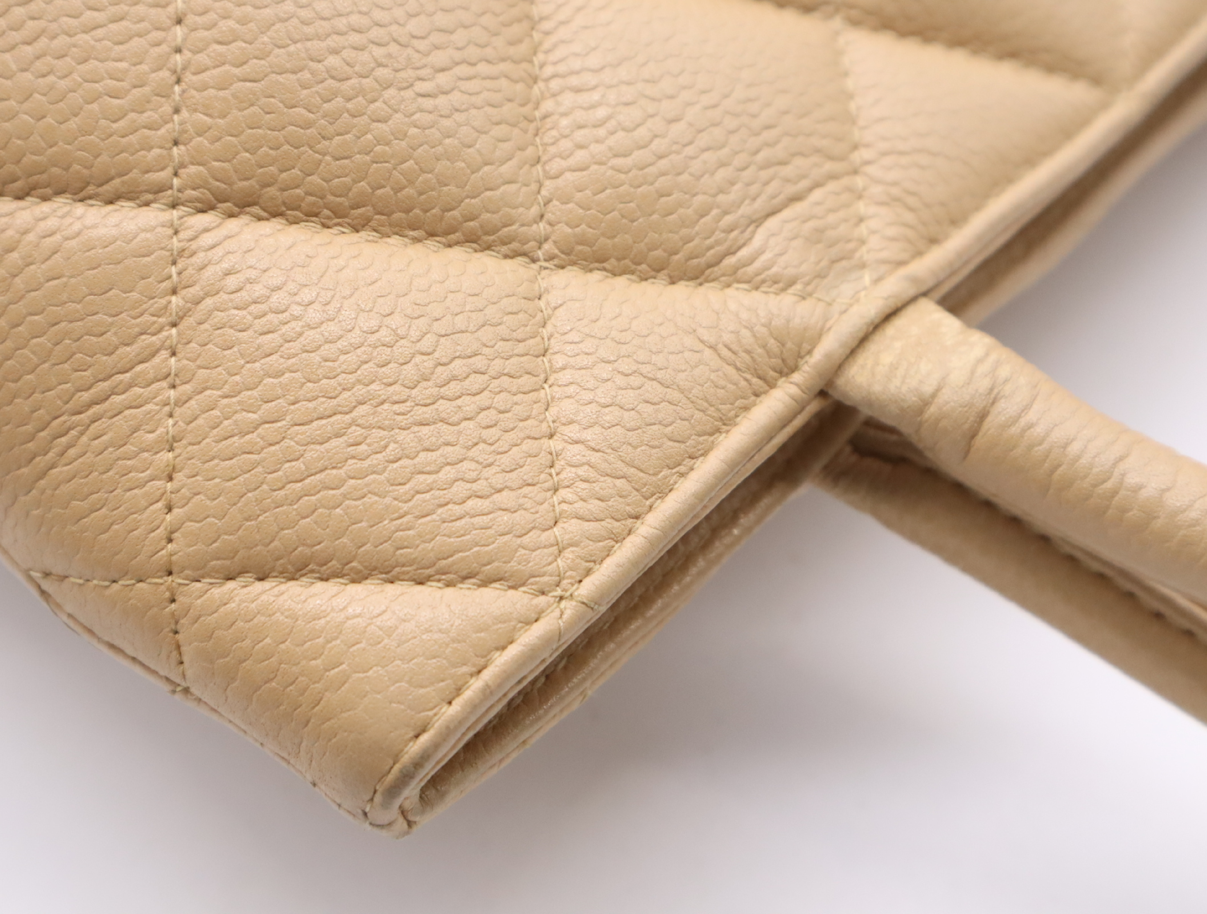 Coco Mark Handbag, Beige, Gold Hardware, with Dust Bag and Seal, 5277682 Handbag — view 8