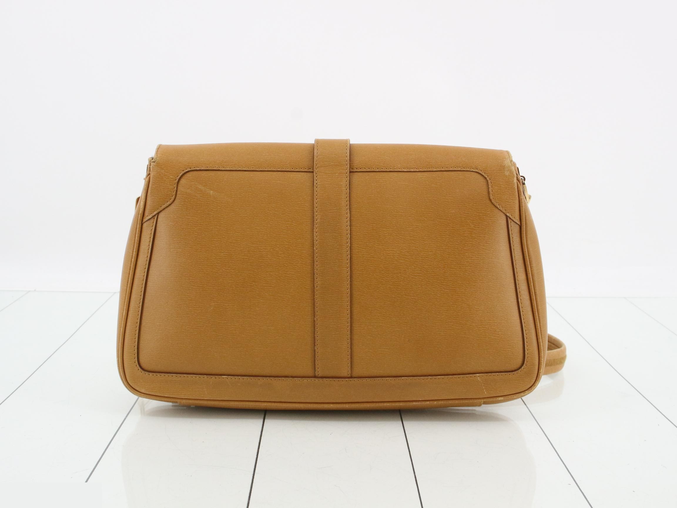 Leather chain shoulder bag — view 2