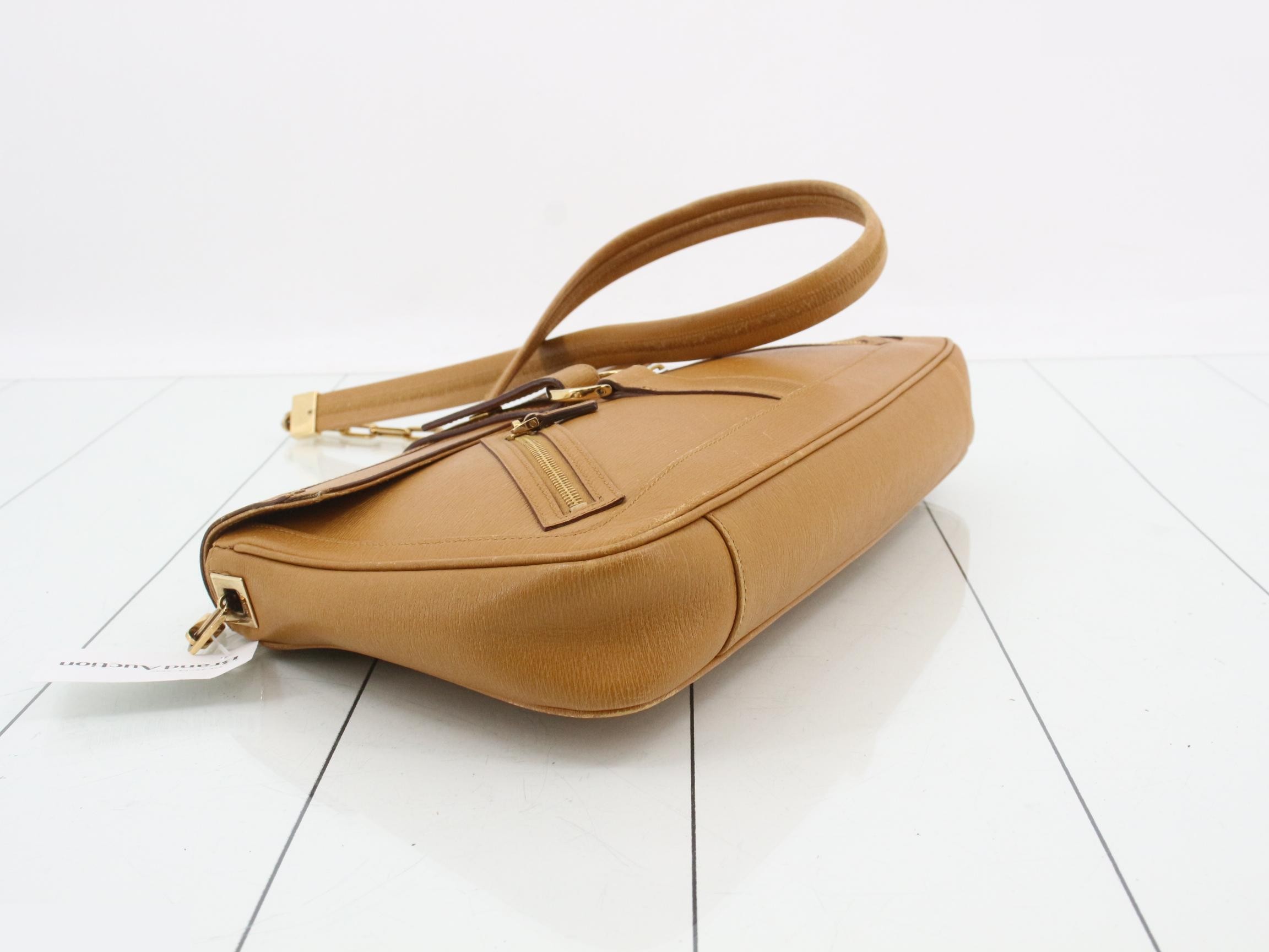 Leather chain shoulder bag — view 5