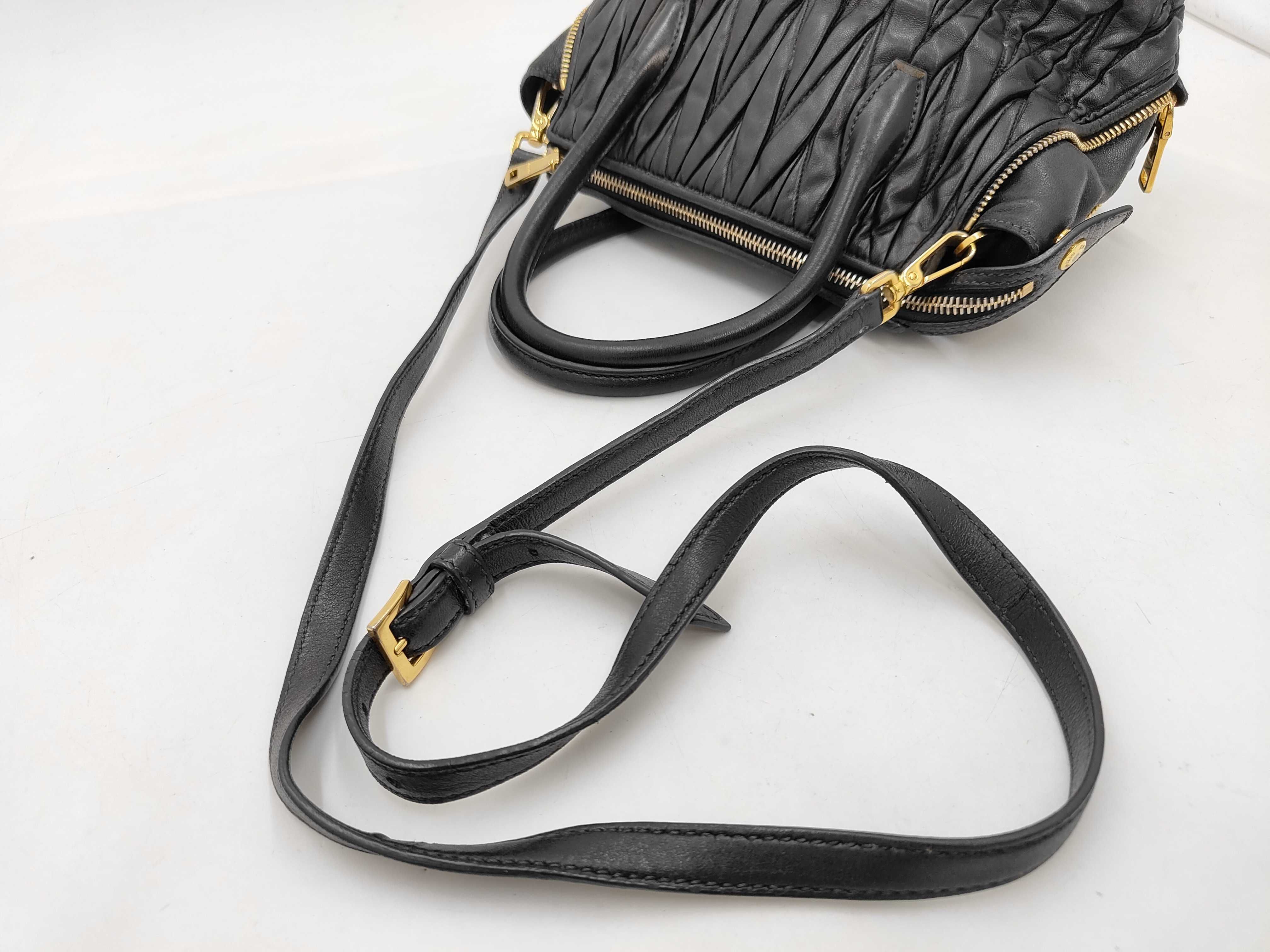 Matelassé Nappa Leather Side Zip 2-Way Shoulder Bag — view 3