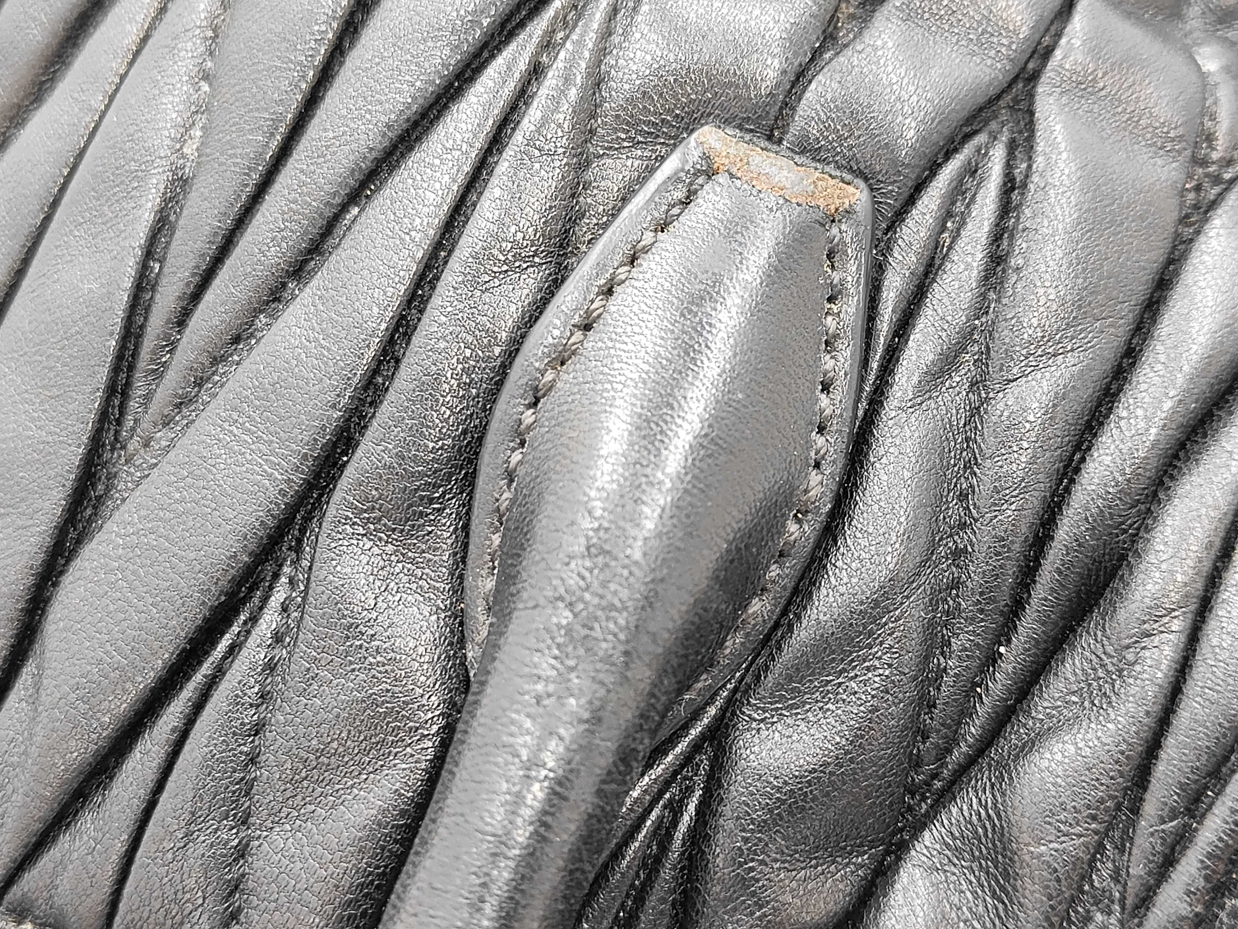 Matelassé Nappa Leather Side Zip 2-Way Shoulder Bag — view 6