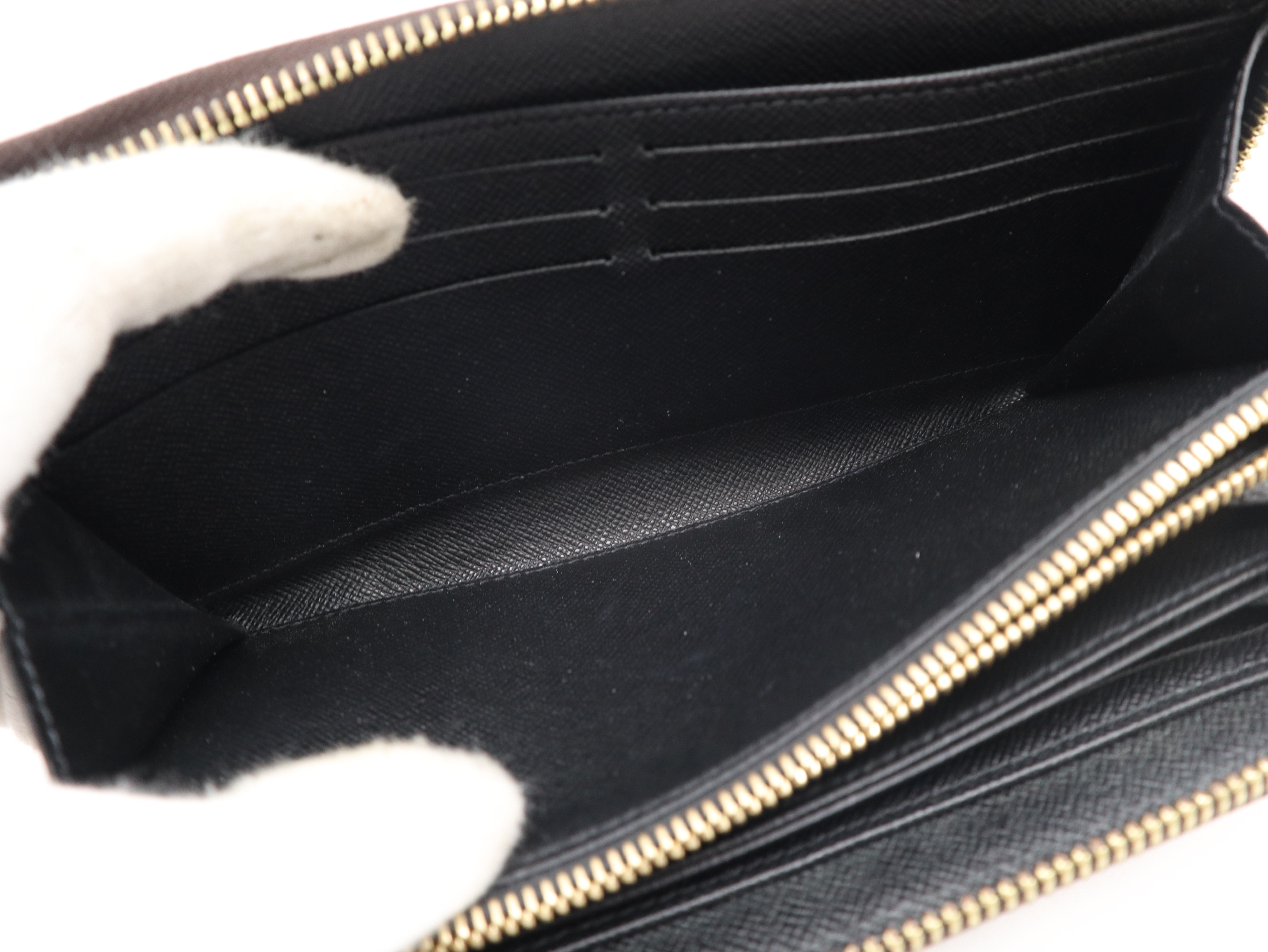 M69353 Monogram Giant Reverse Round Zip Wallet, RFID Verified, with Box and Dust Bag. — view 9