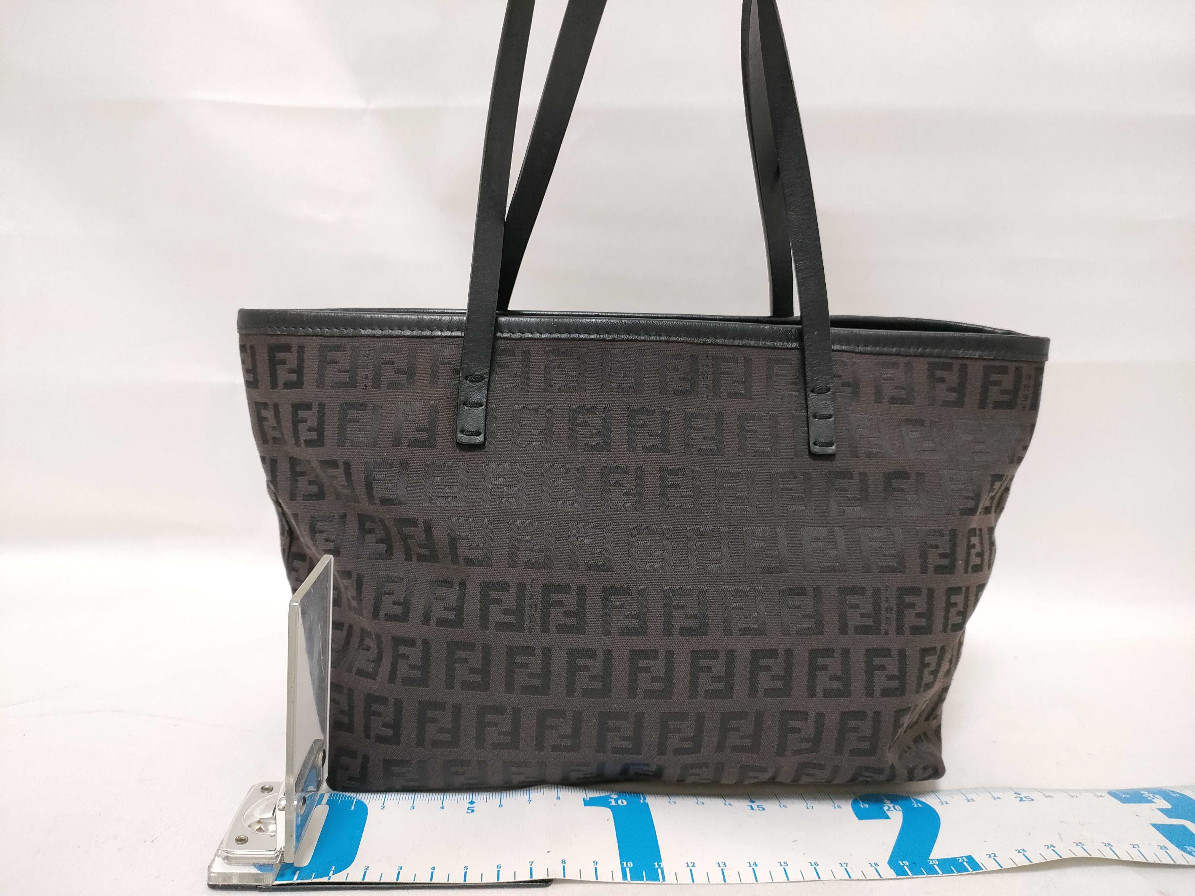 Zucca pattern Fendi Zucchino tote bag handbag — view 2