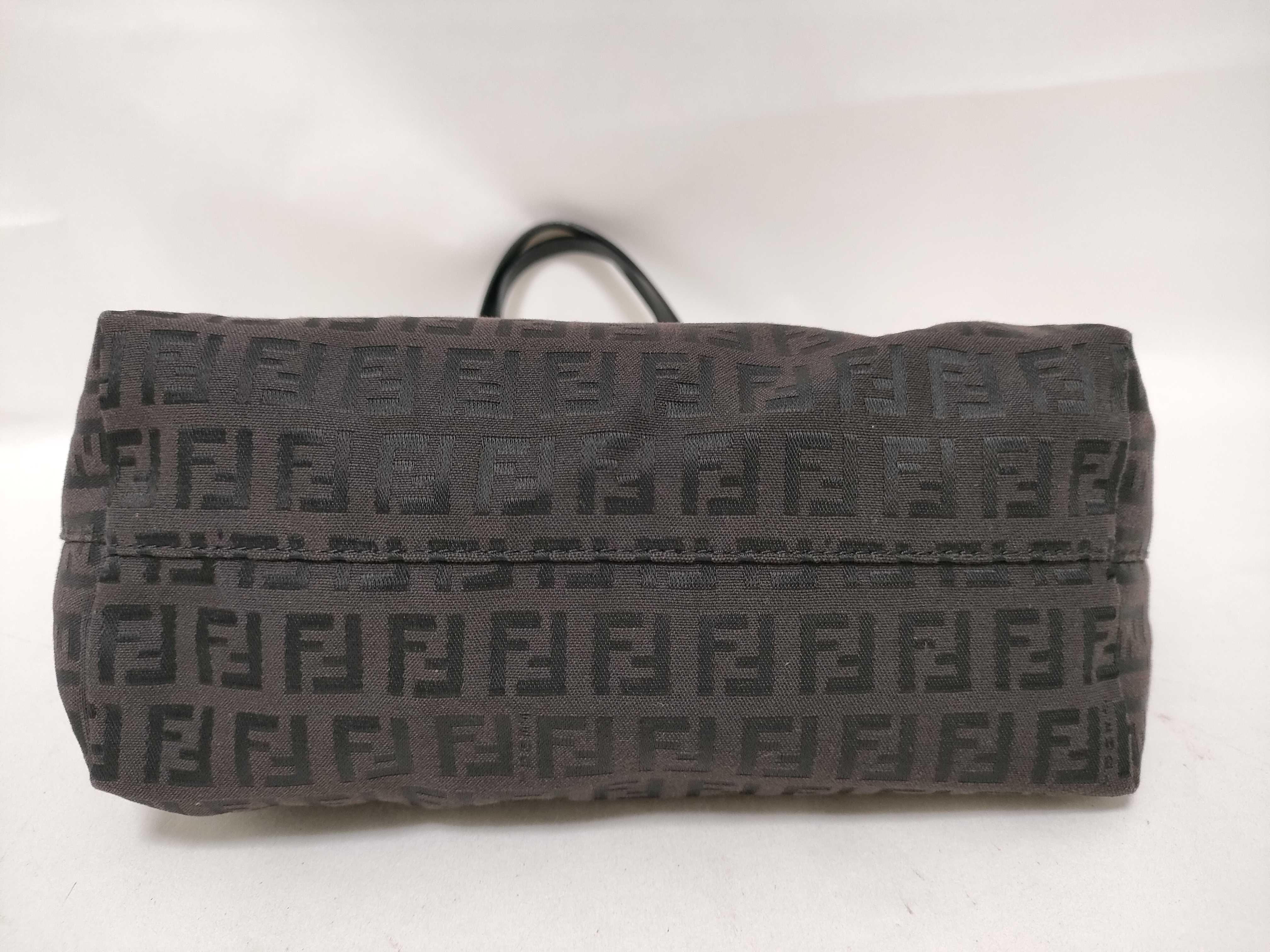 Zucca pattern Fendi Zucchino tote bag handbag — view 7
